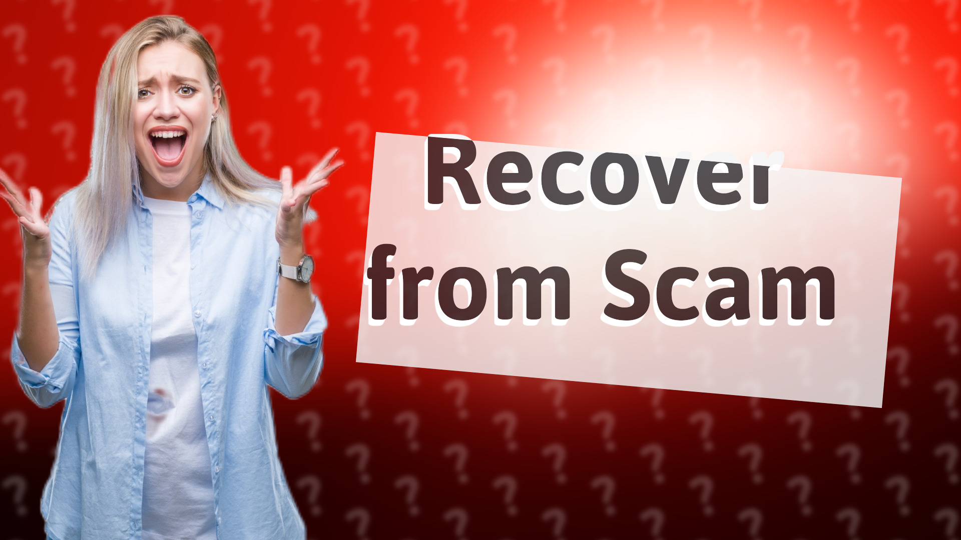 Recover from Scam