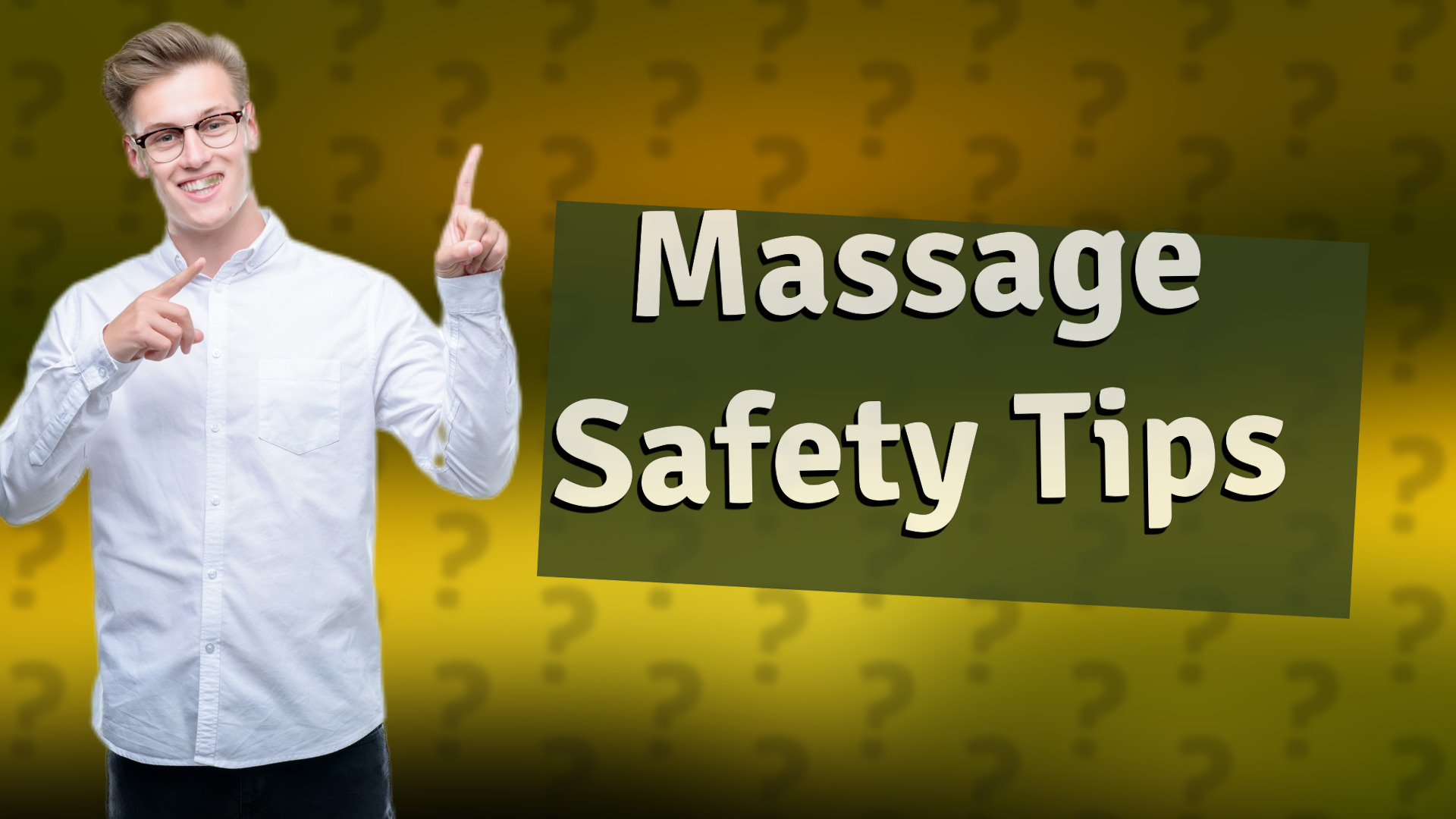 Massage Safety Tips