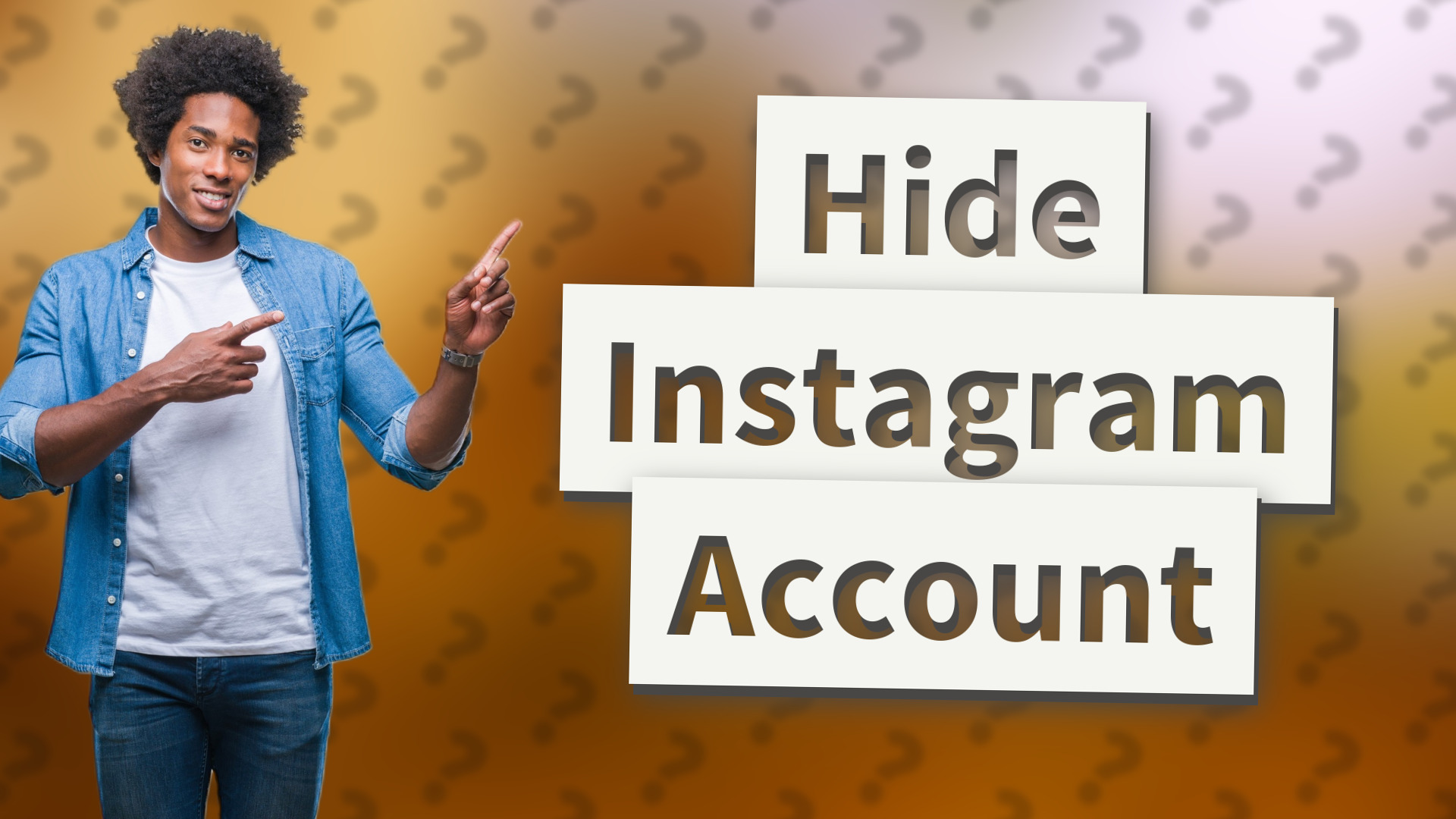 Hide Instagram Account