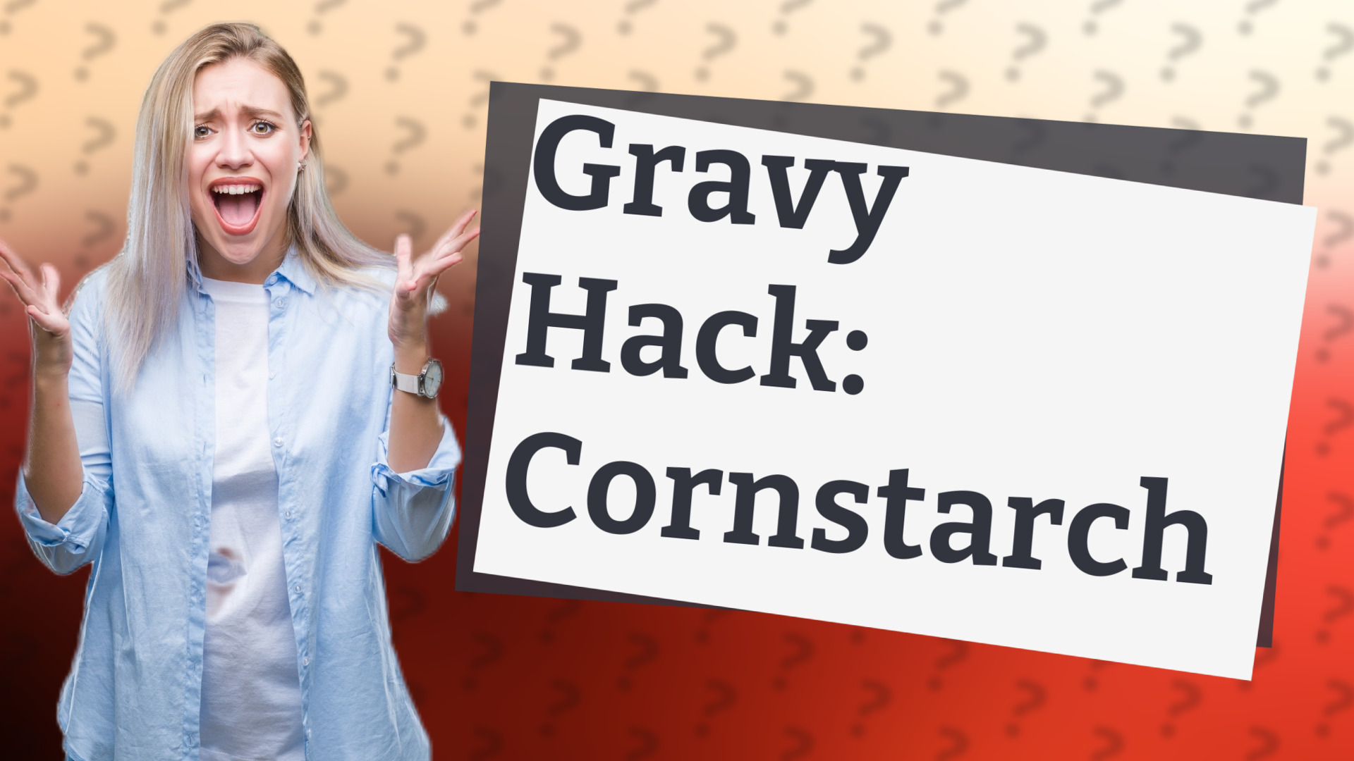 Gravy Hack: Cornstarch