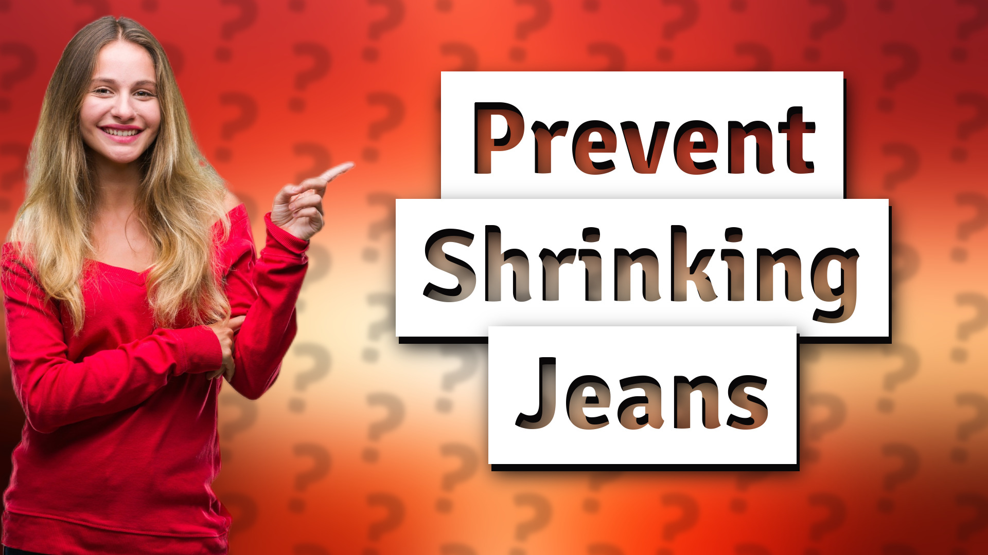 Prevent Shrinking Jeans