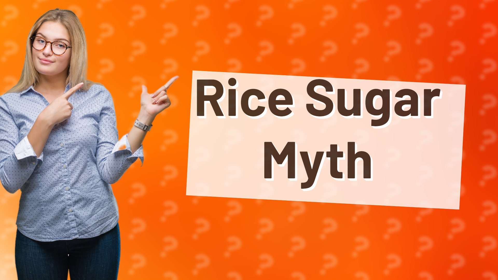Rice Sugar Myth
