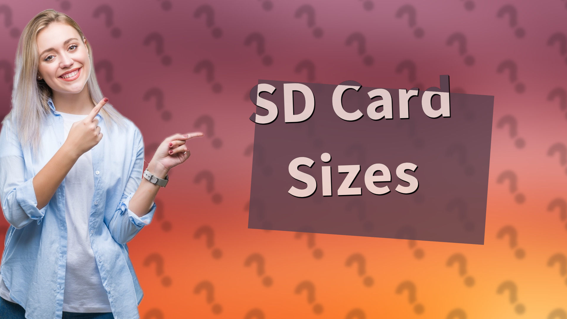 SD Card Sizes