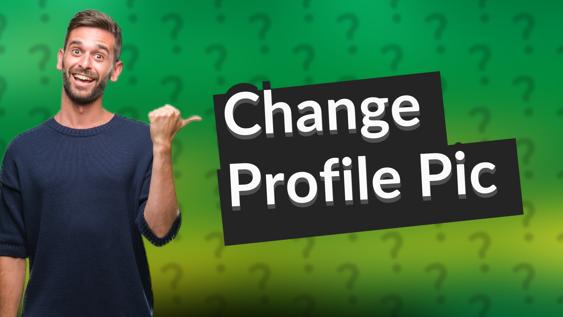 Change Profile Pic
