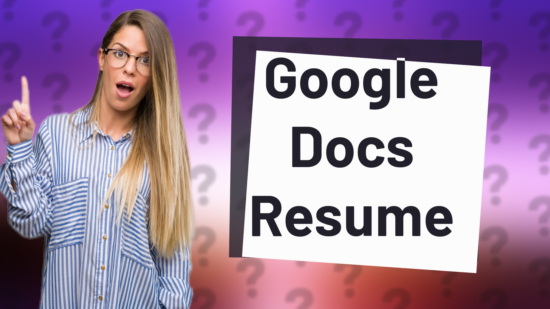 Google Docs Resume