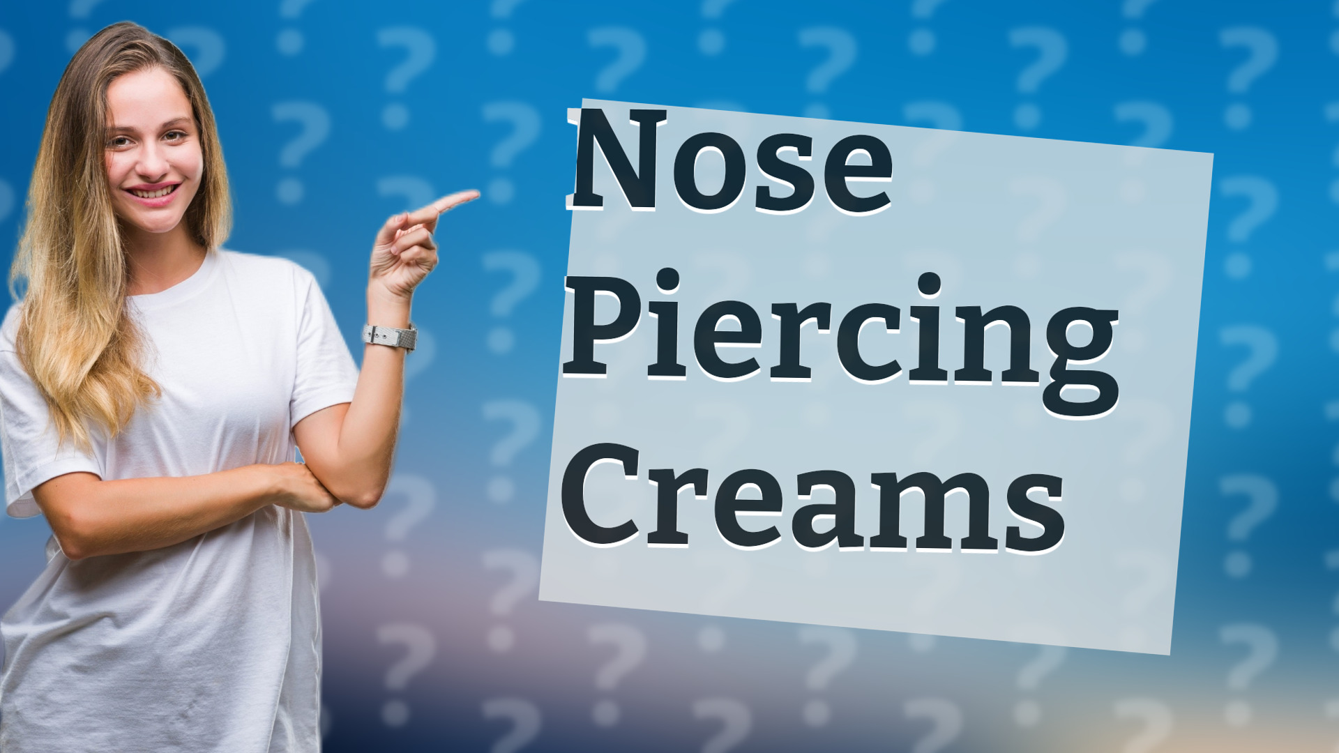 Nose Piercing Creams