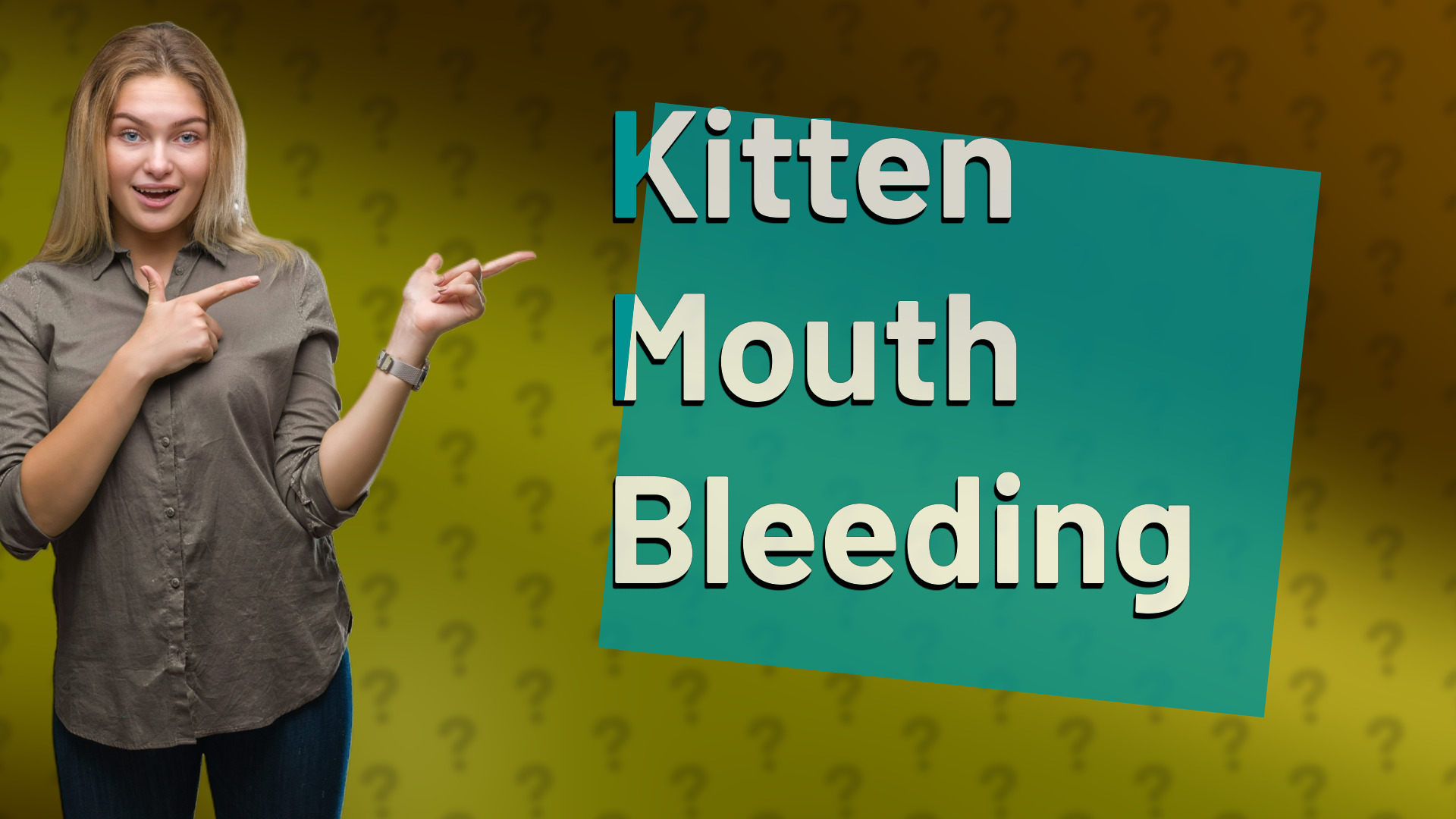 Kitten Mouth Bleeding