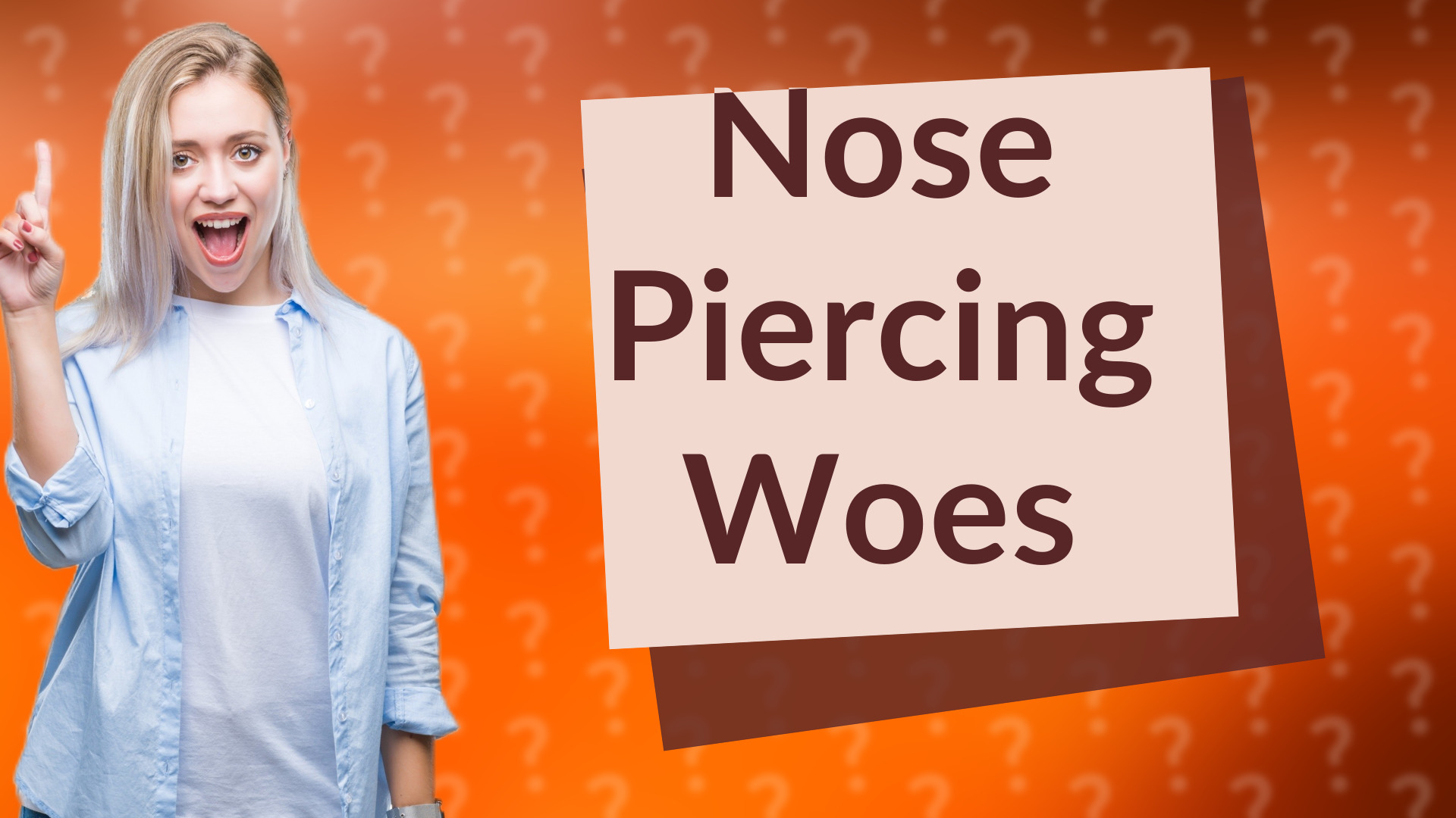 Nose Piercing Woes