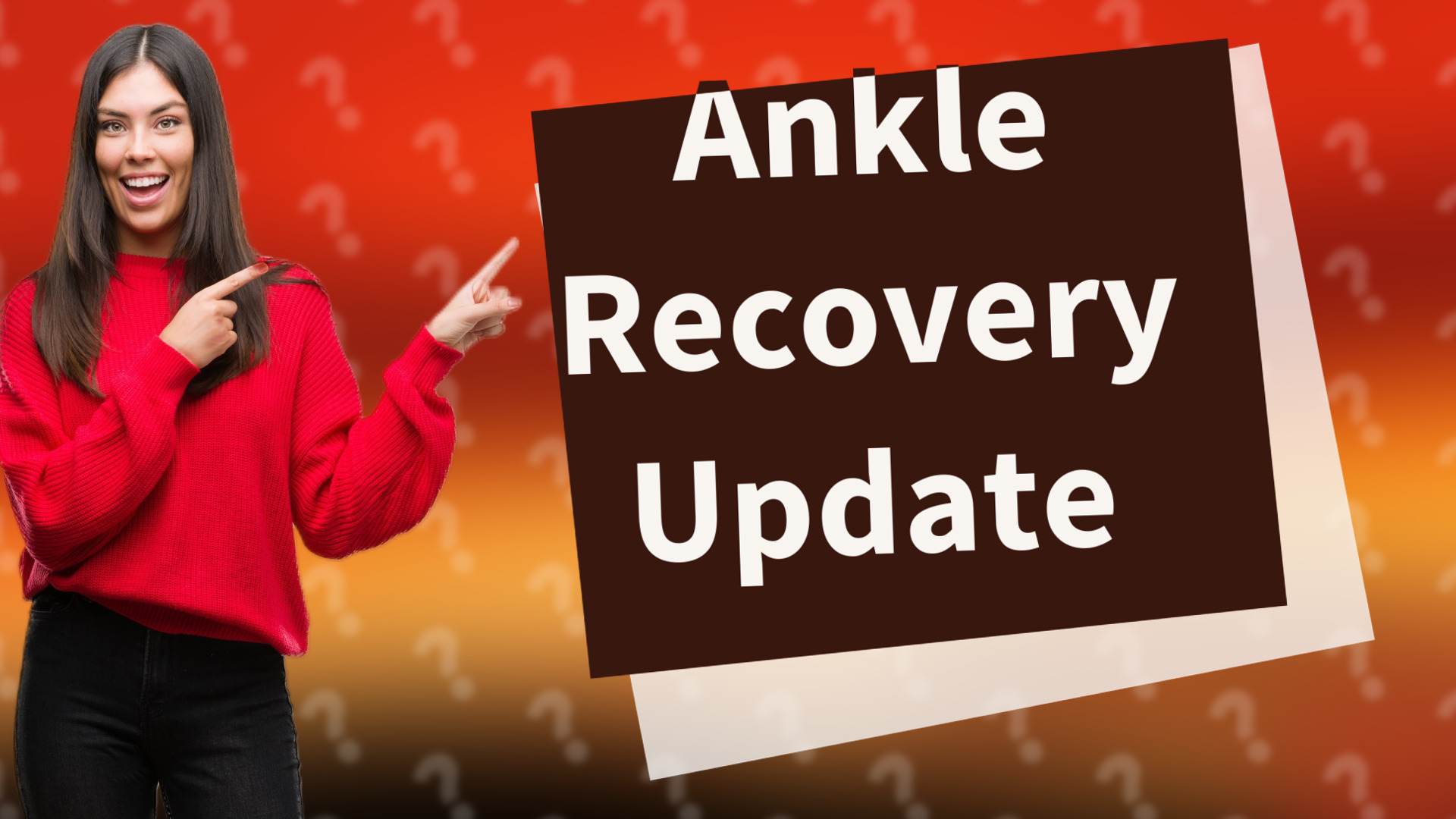 Ankle Recovery Update