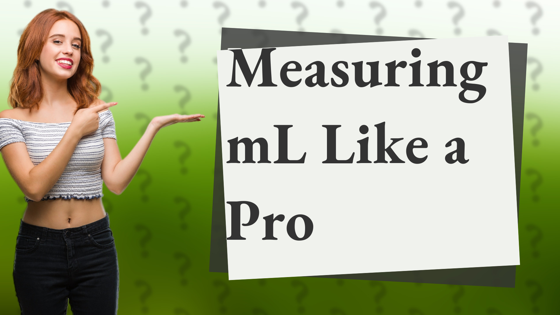 Measuring mL Like a Pro