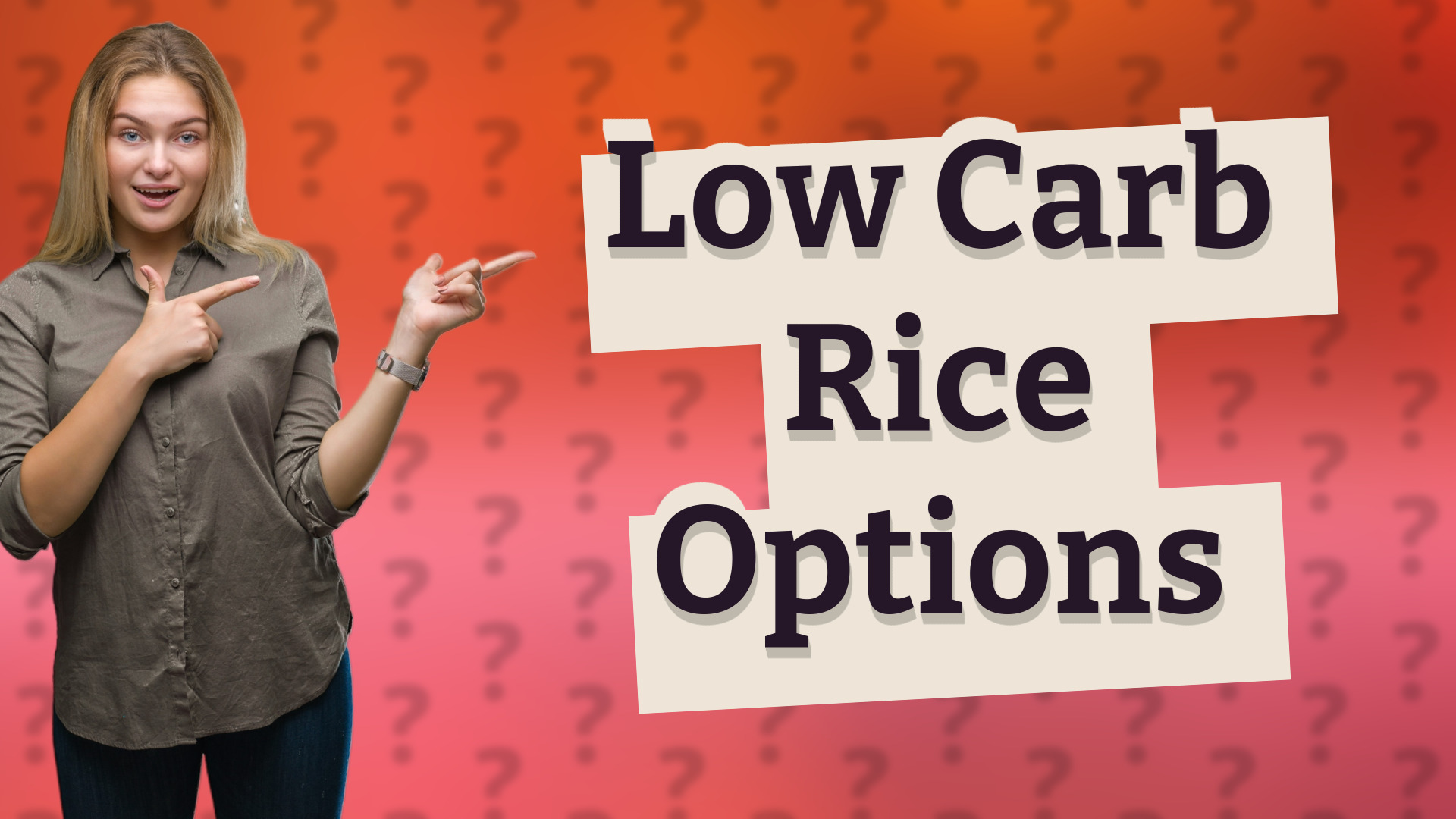 Low Carb Rice Options