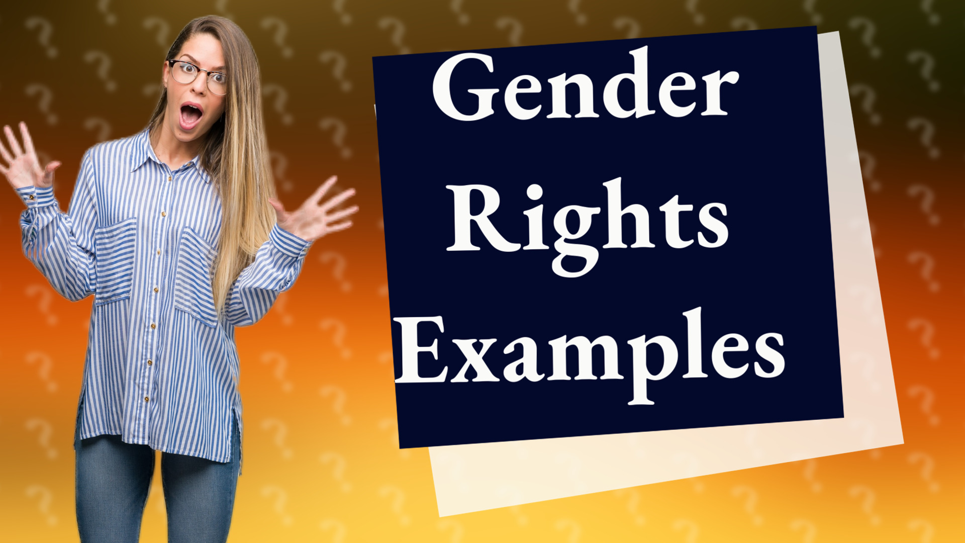 Gender Rights Examples