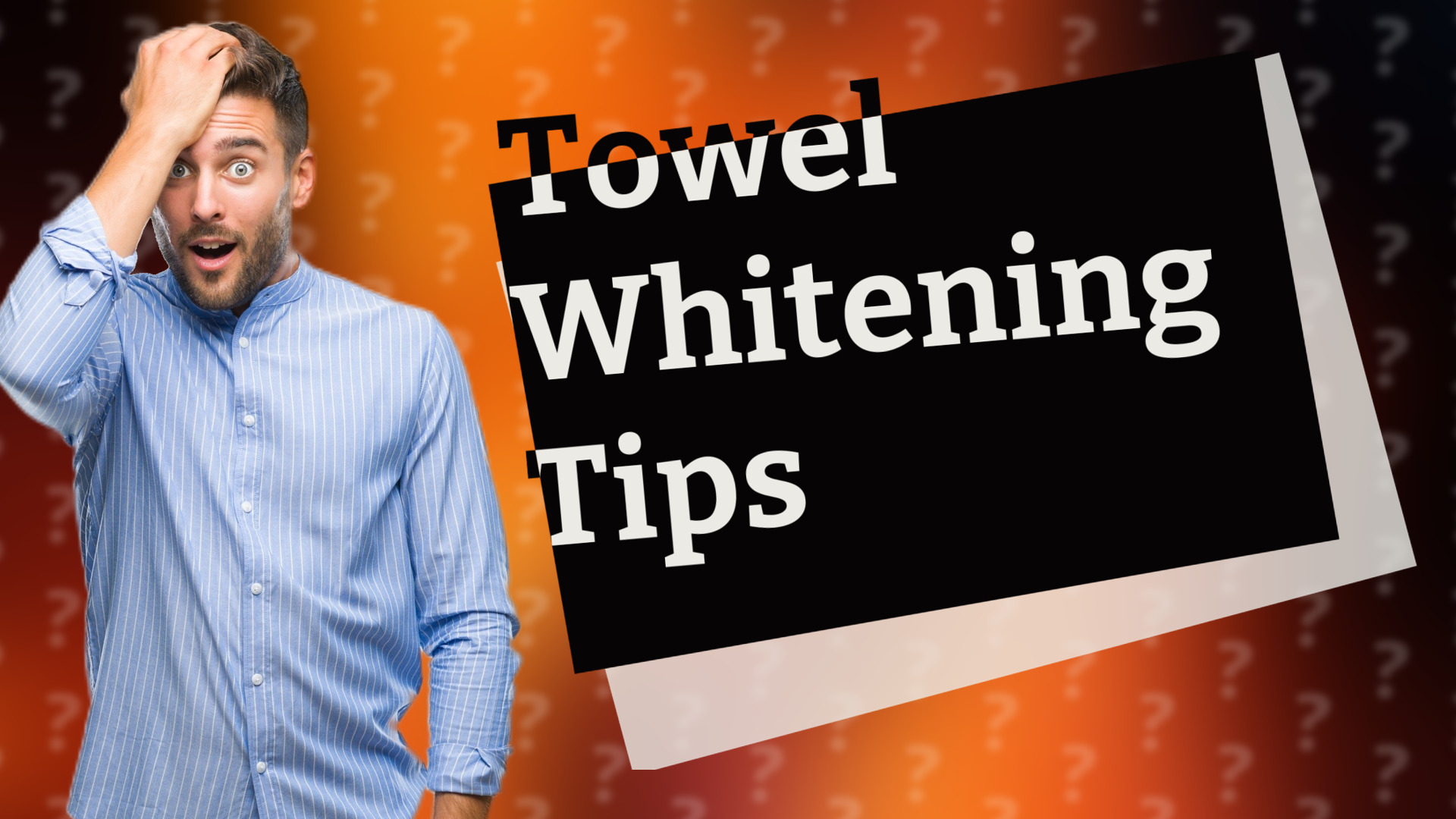 Towel Whitening Tips