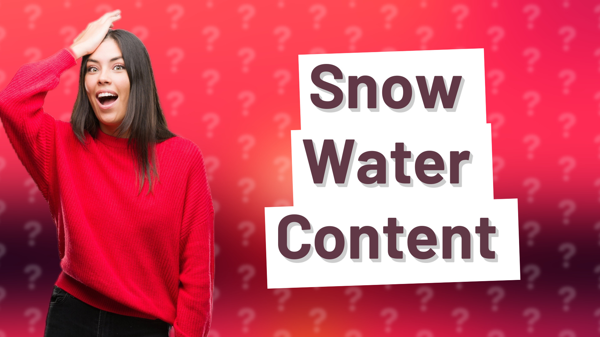 Snow Water Content