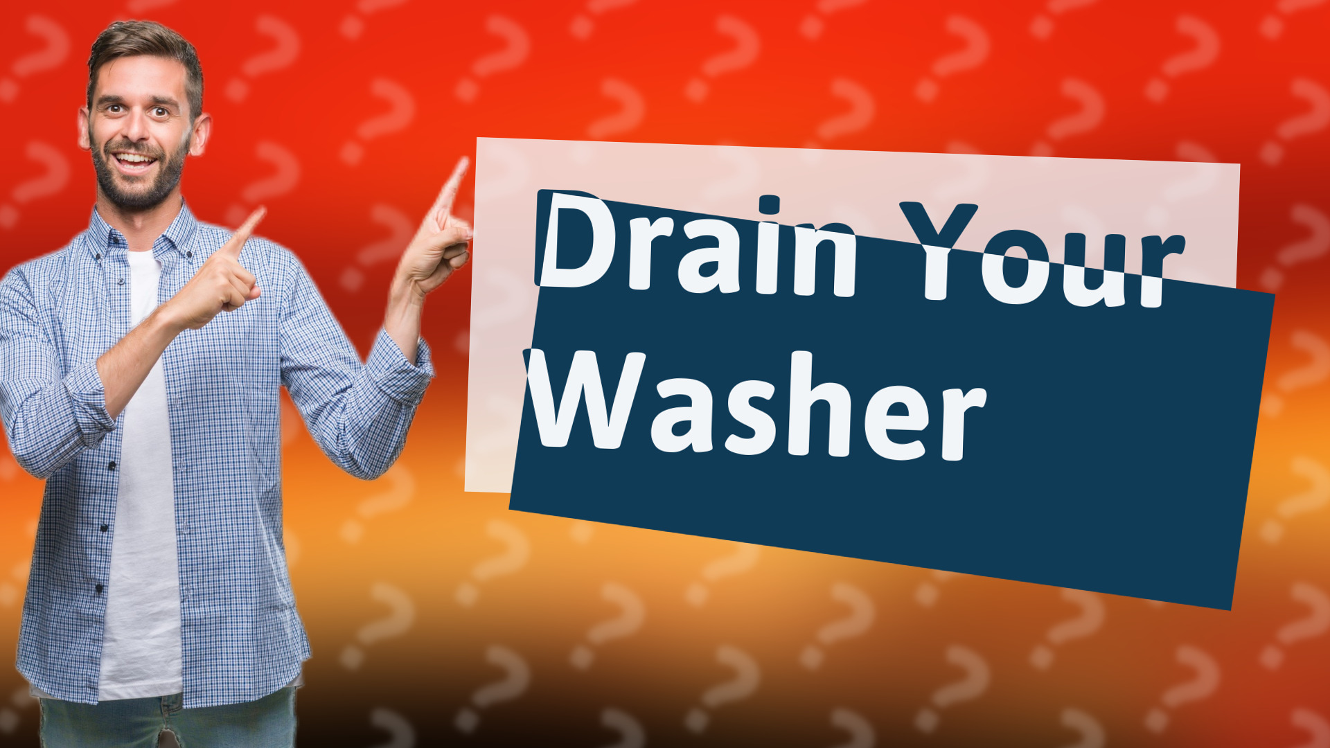 Drain Your Washer