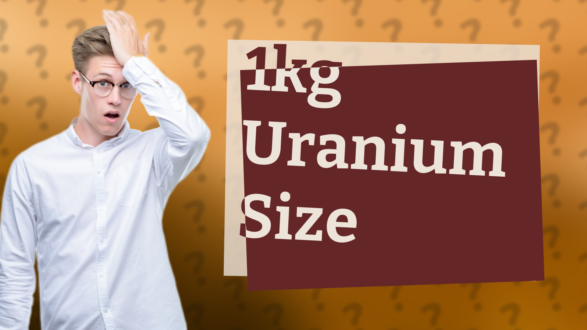 1kg Uranium Size