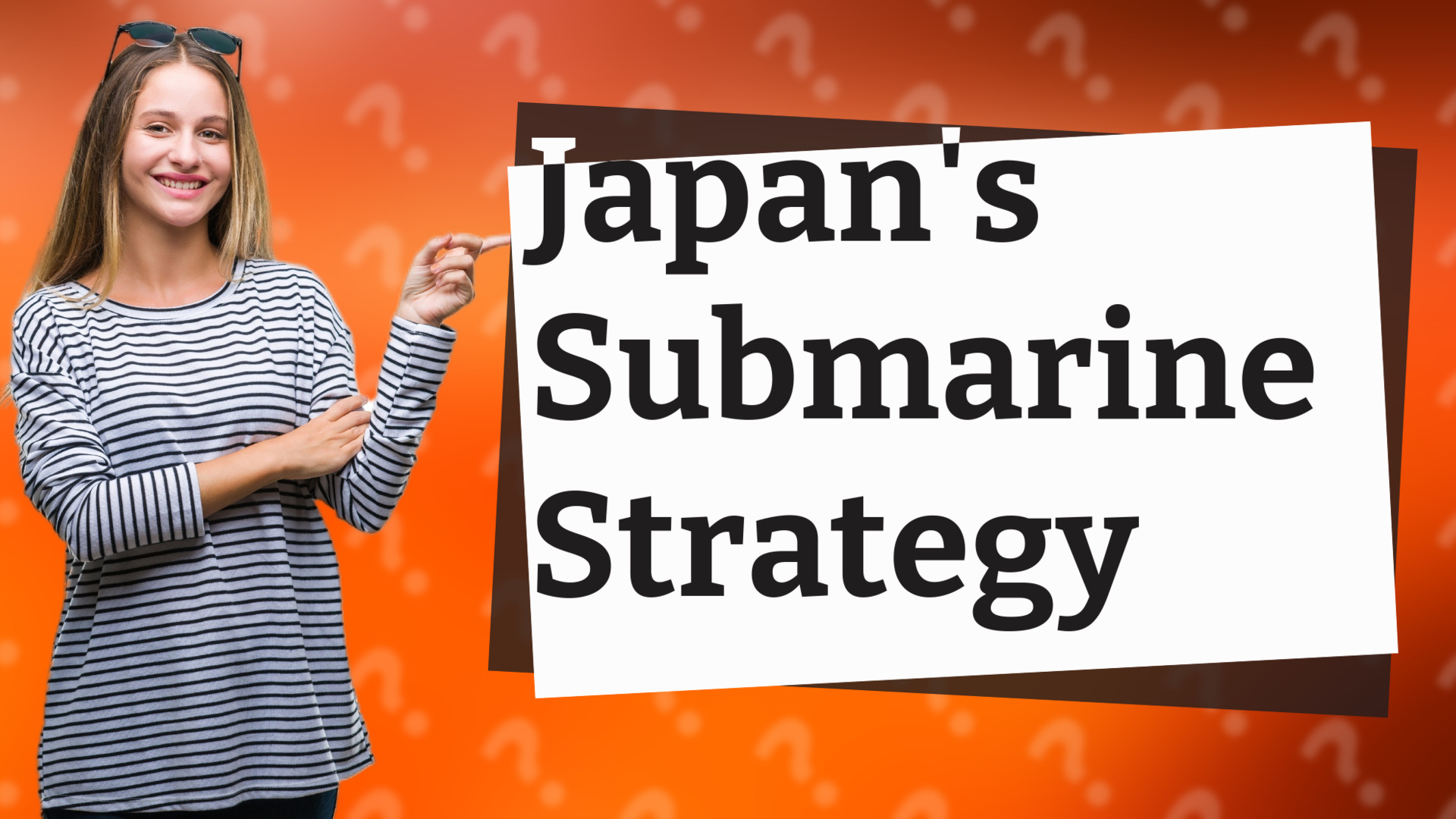 Japan's Submarine Strategy