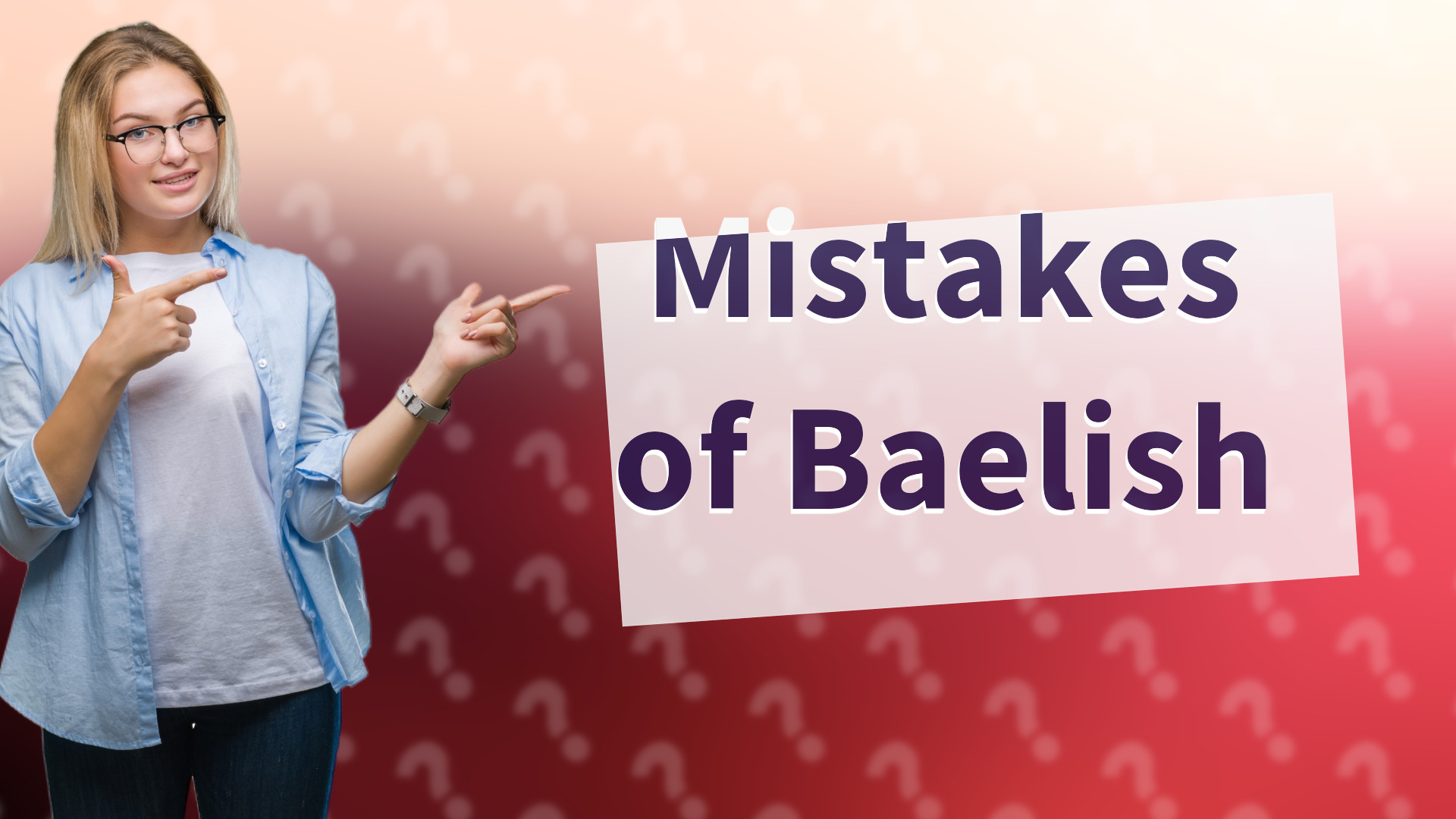 Mistakes of Baelish