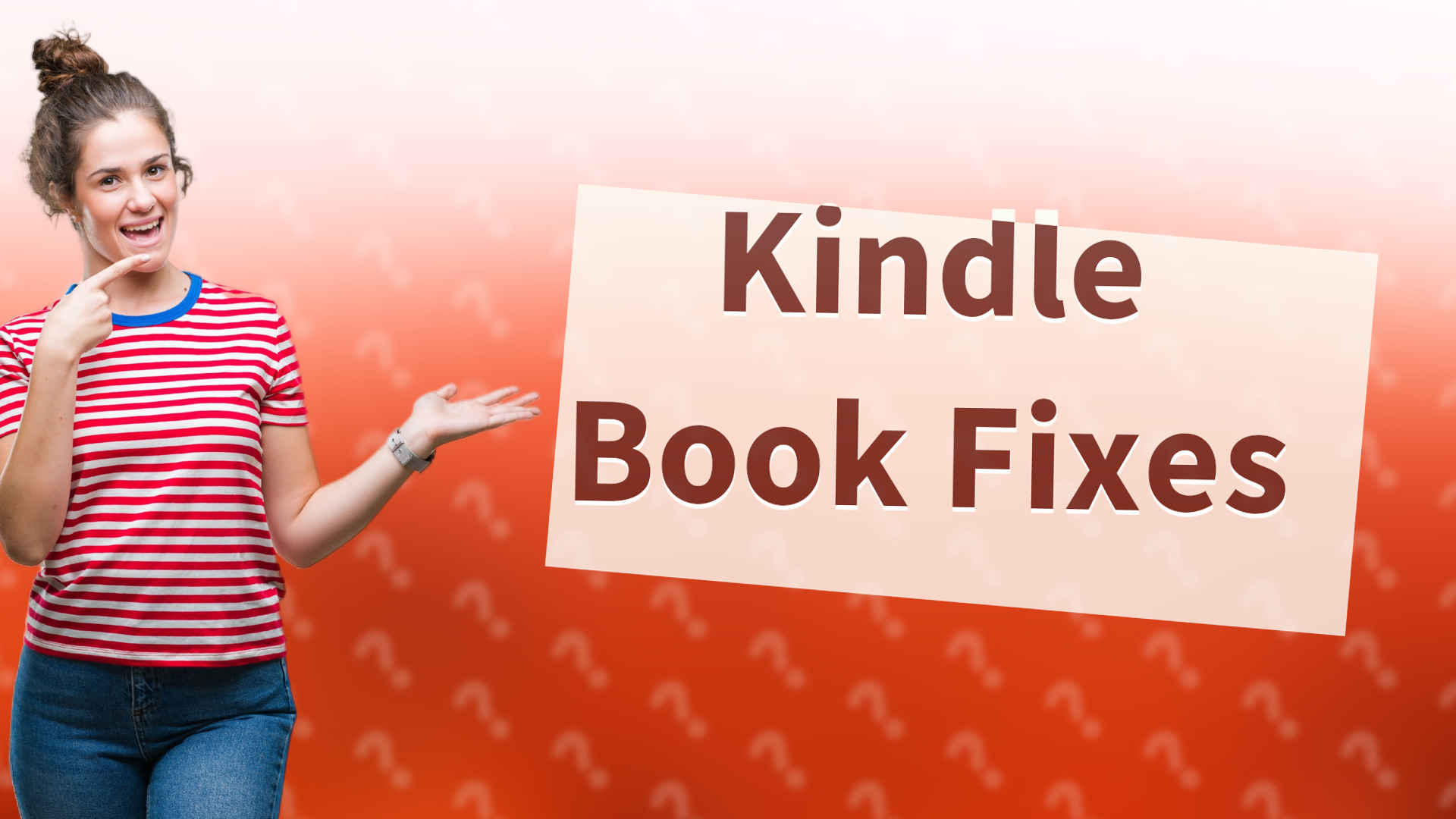 Kindle Book Fixes