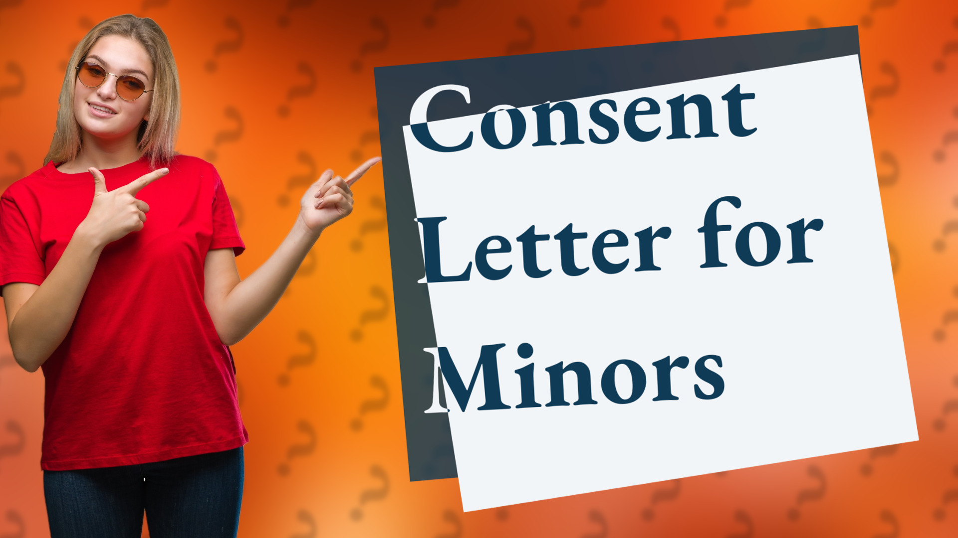 Consent Letter for Minors
