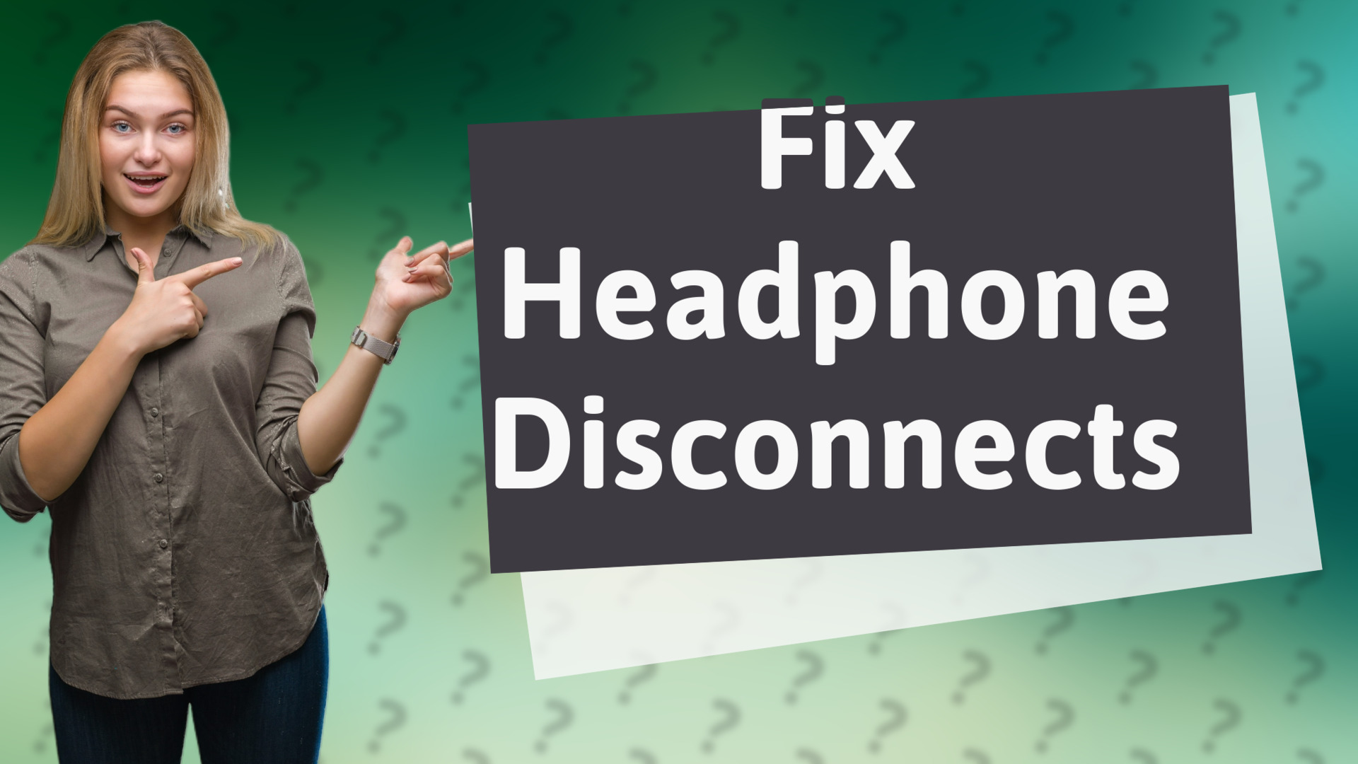 Fix Headphone Disconnects