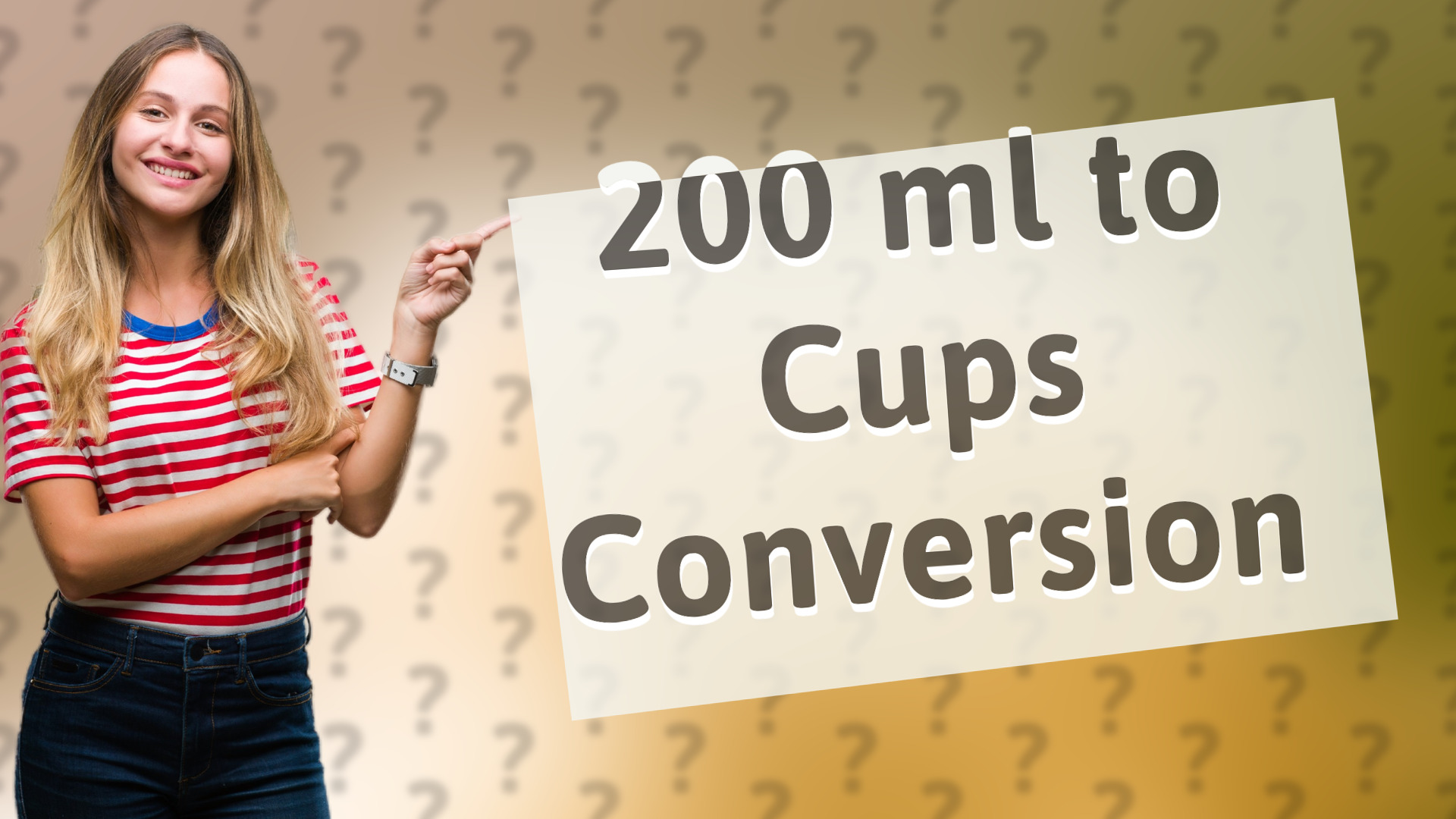200 ml to Cups Conversion
