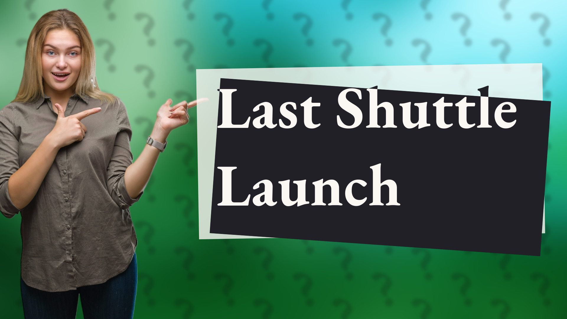 Last Shuttle Launch