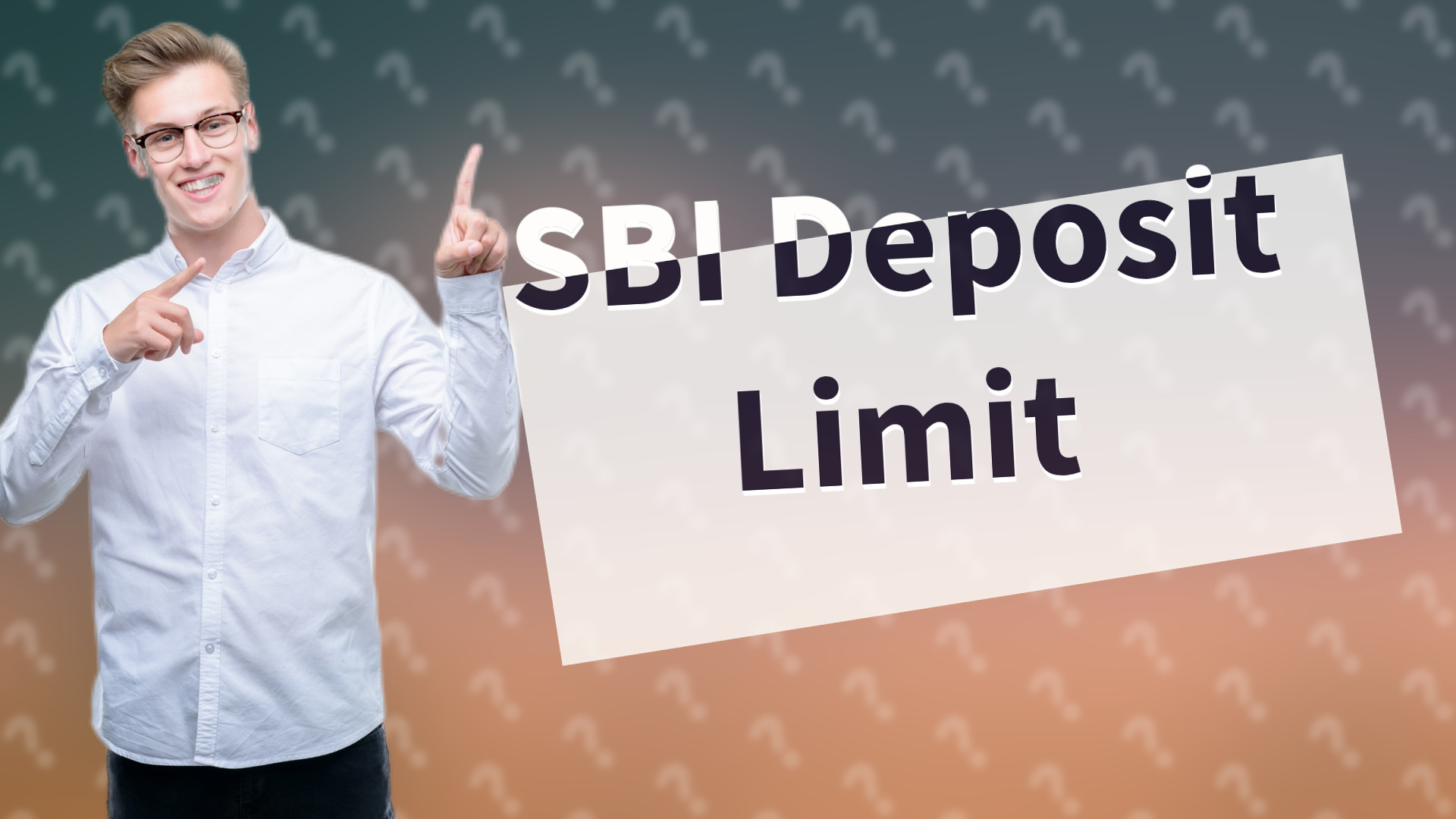 SBI Deposit Limit
