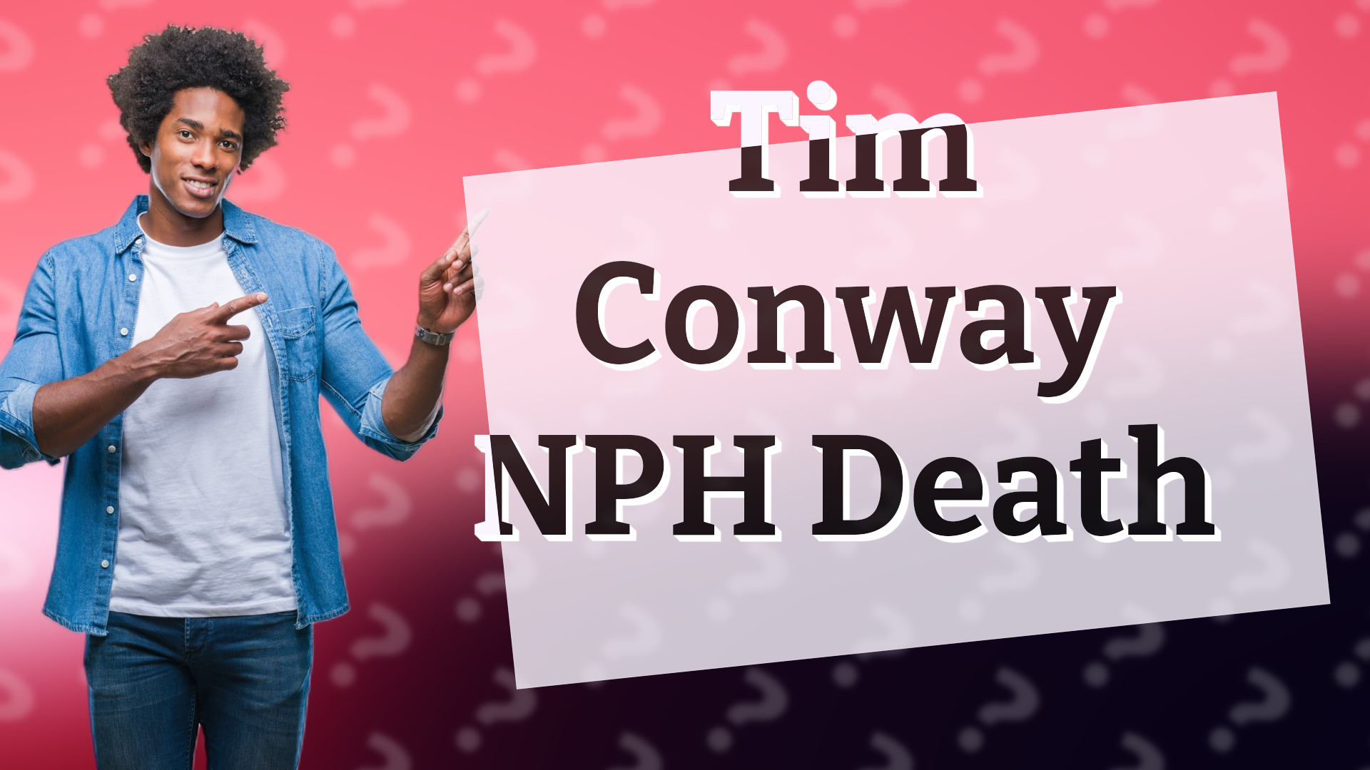 Tim Conway NPH Death