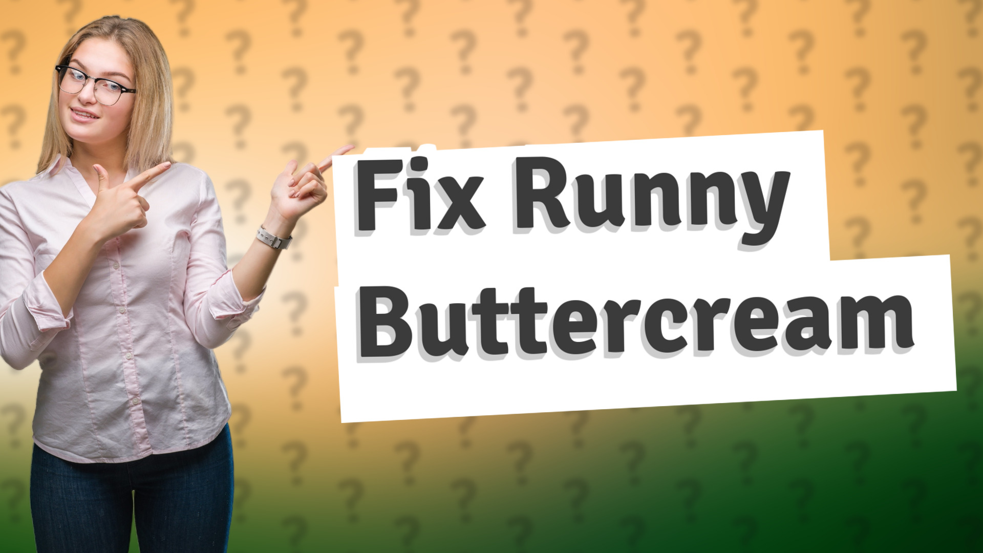 Fix Runny Buttercream