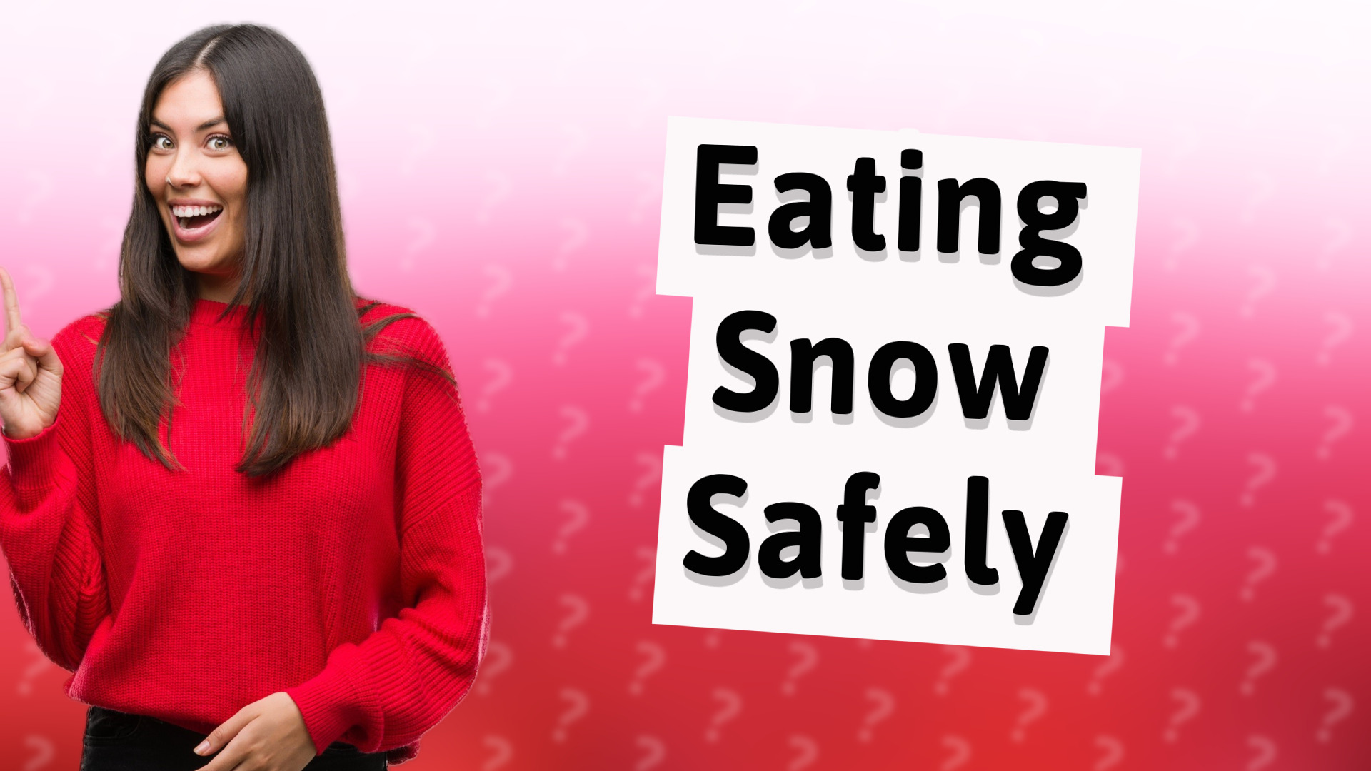 Eating Snow Safely