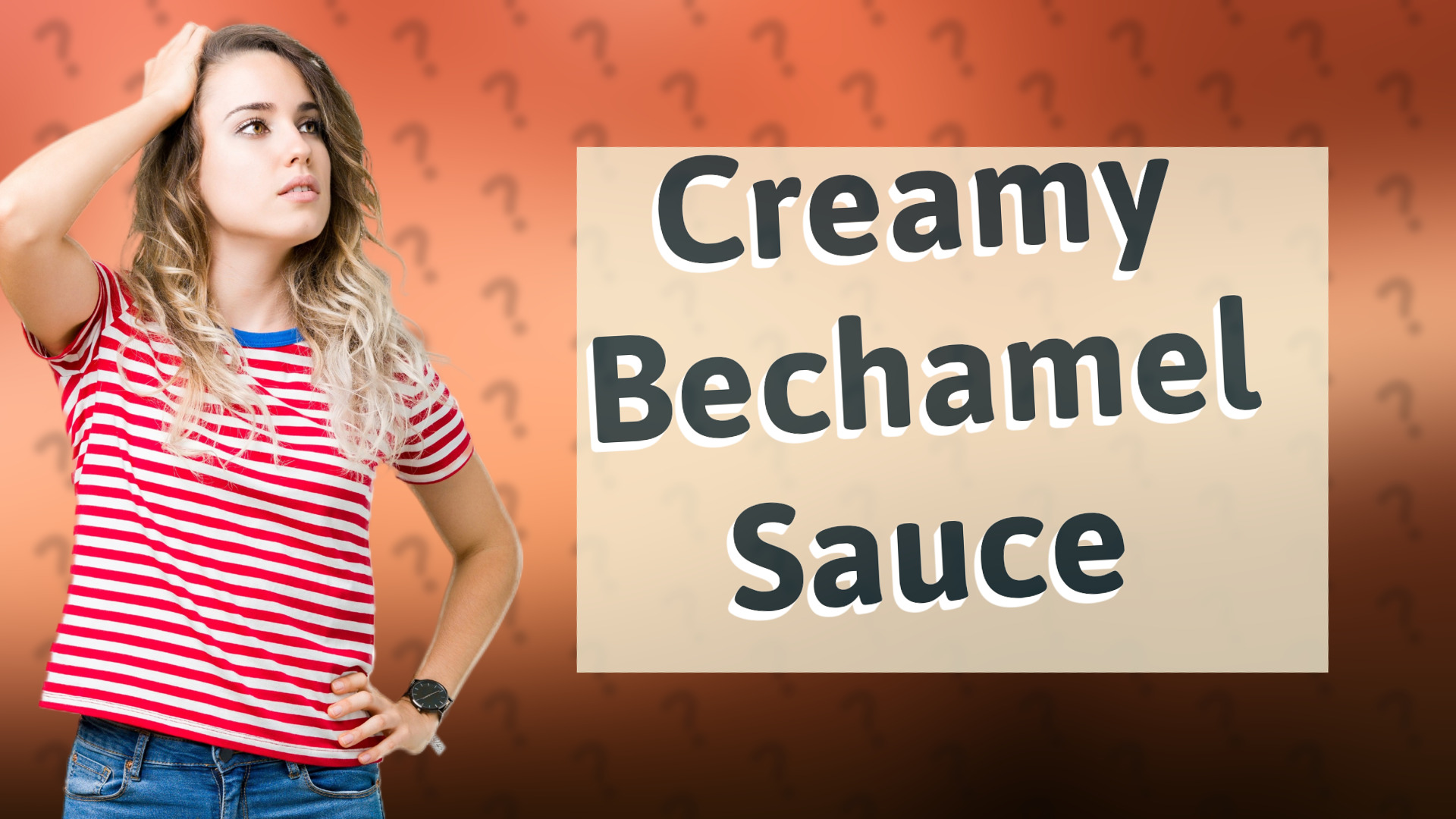 Creamy Bechamel Sauce