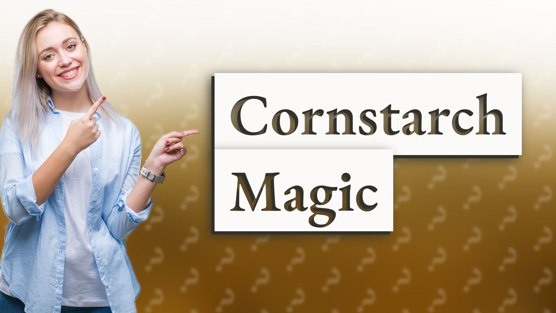 Cornstarch Magic