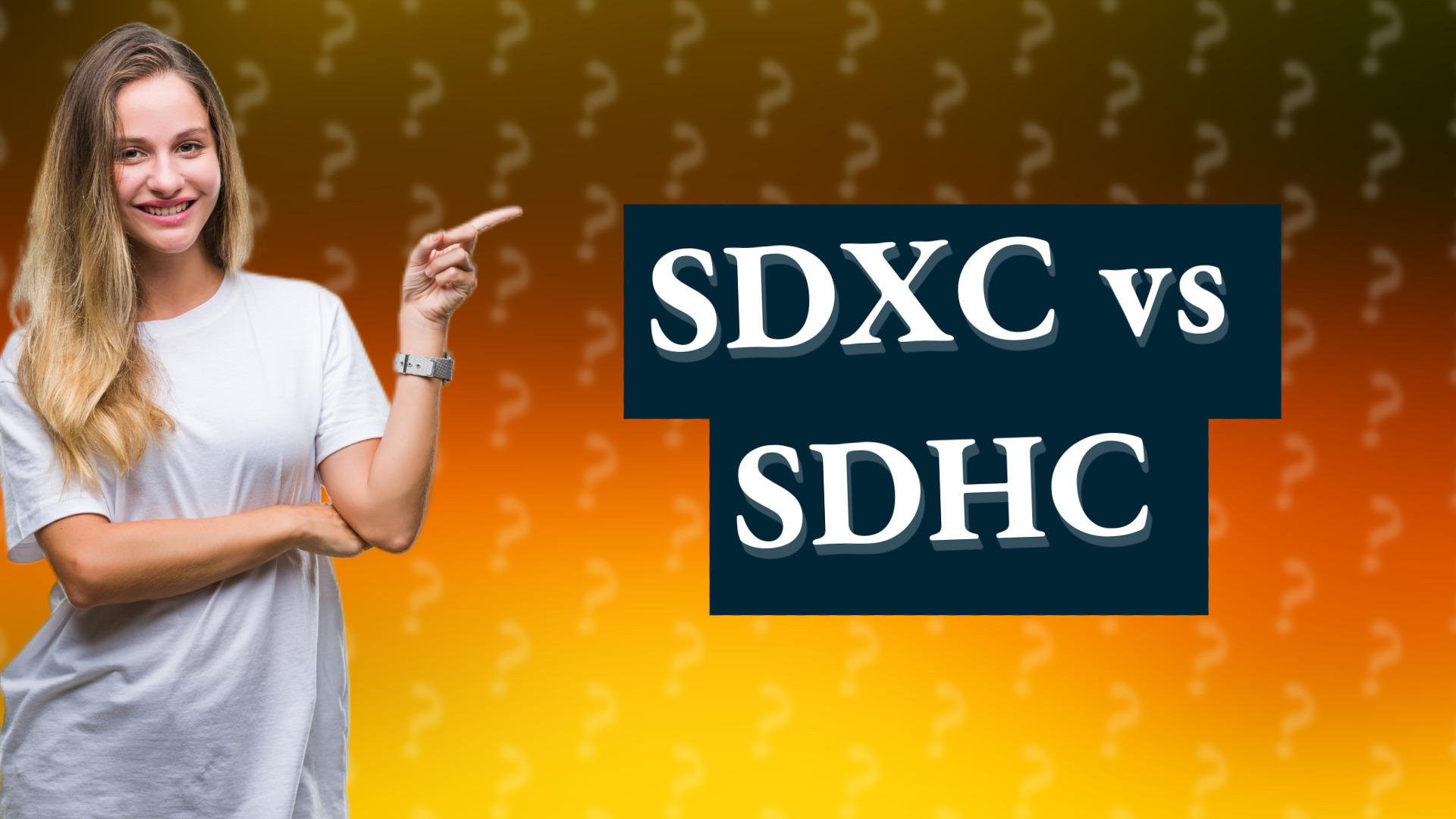 SDXC vs SDHC
