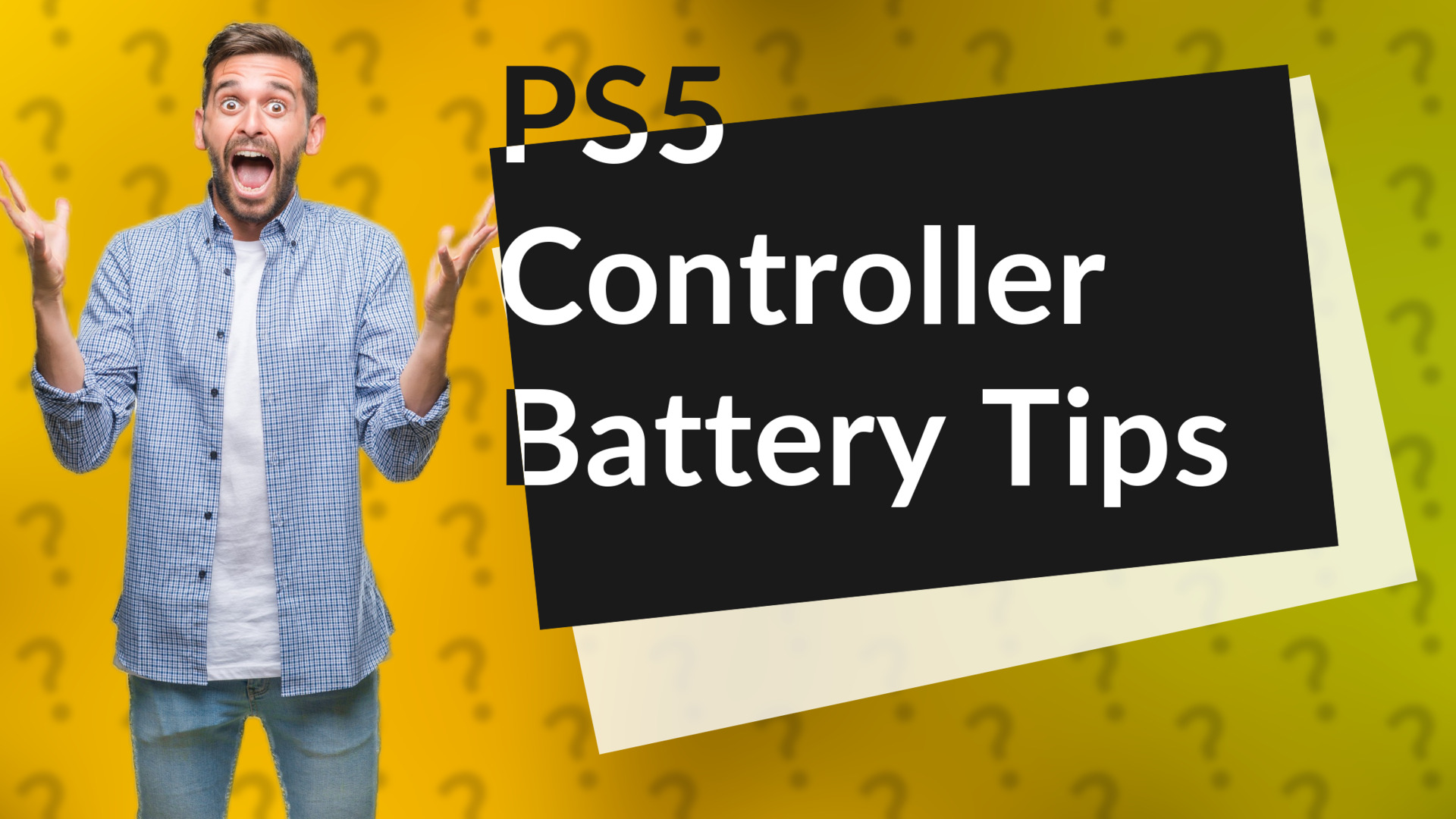PS5 Controller Battery Tips