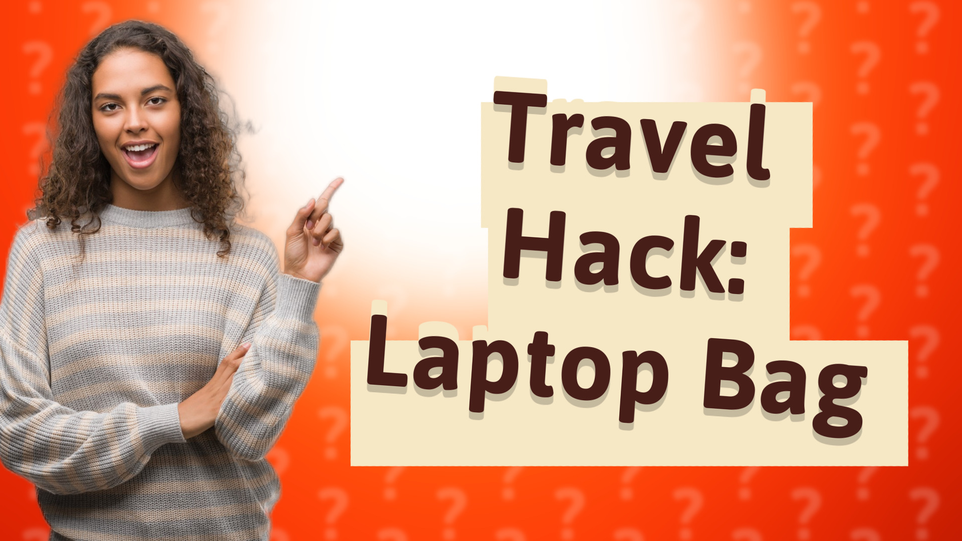 Travel Hack: Laptop Bag
