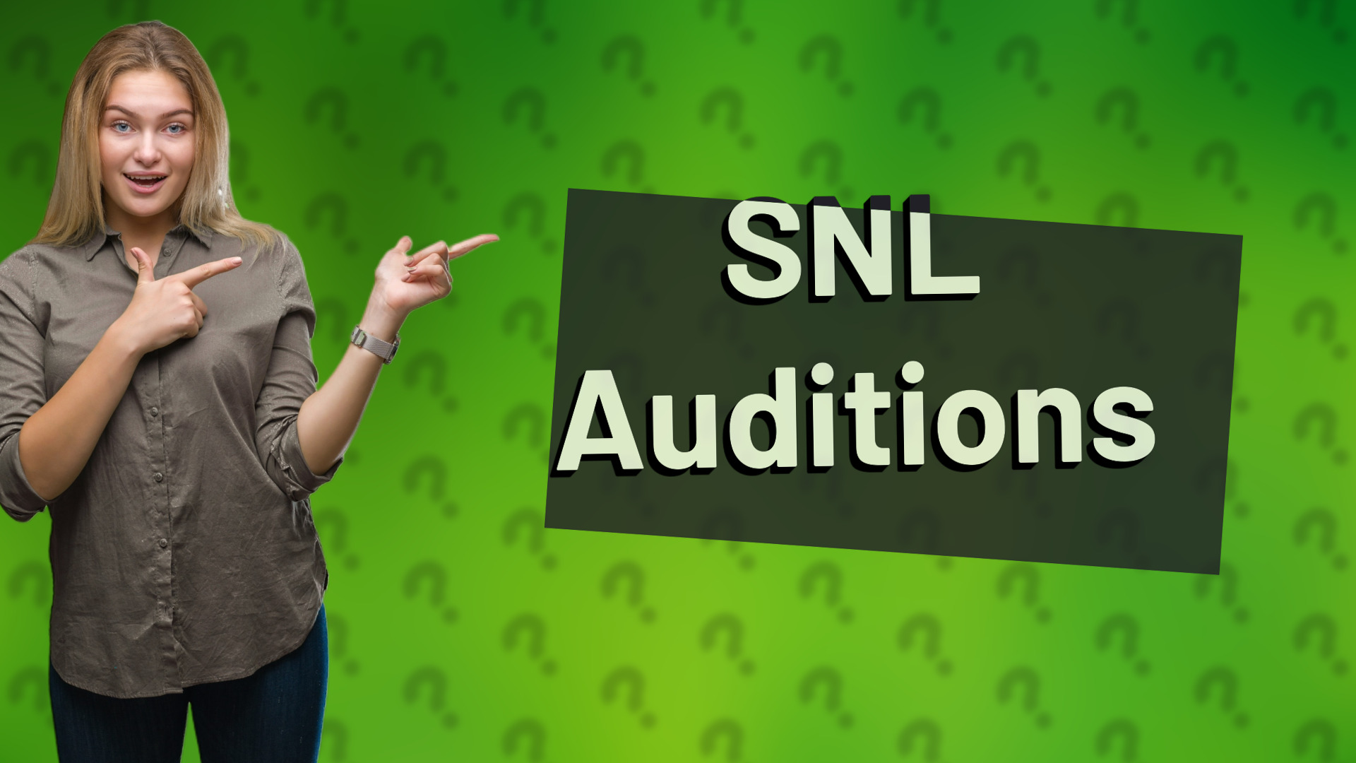 SNL Auditions