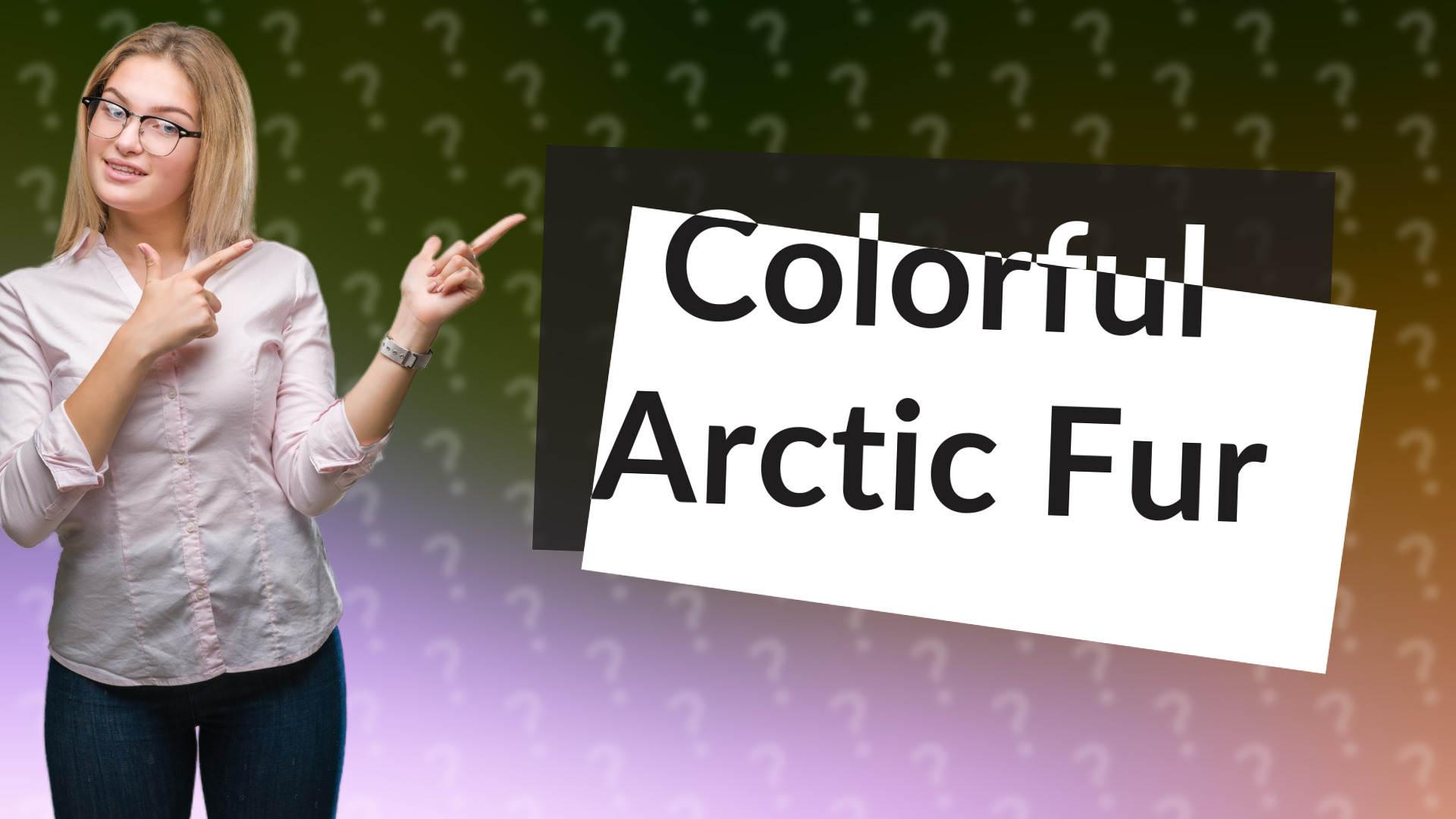 Colorful Arctic Fur