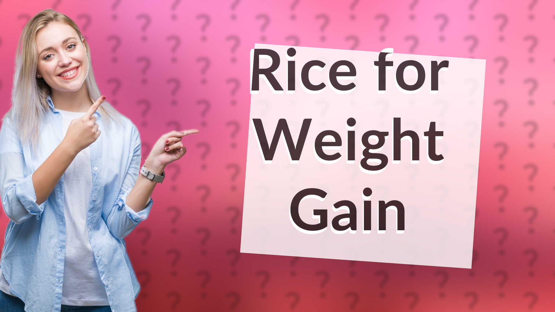 Rice for Weight Gain