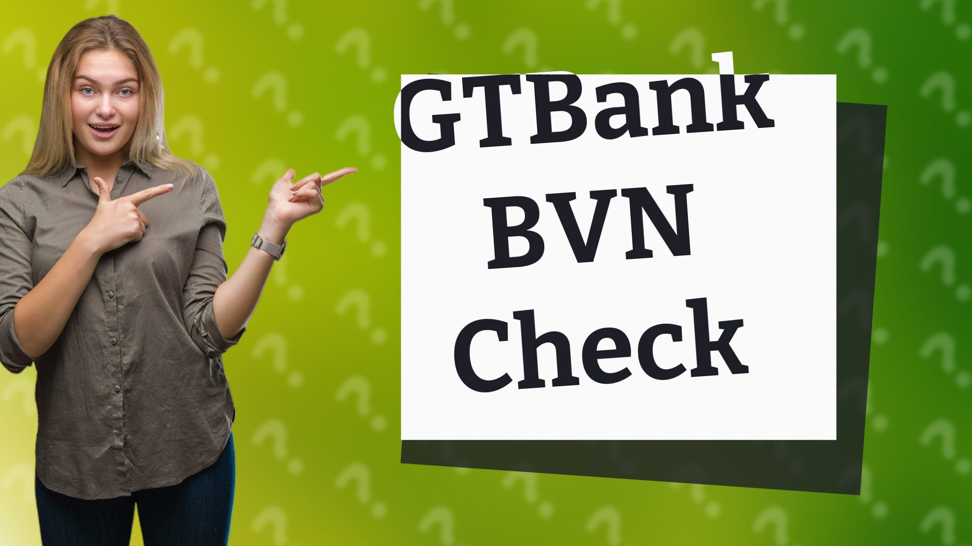 GTBank BVN Check
