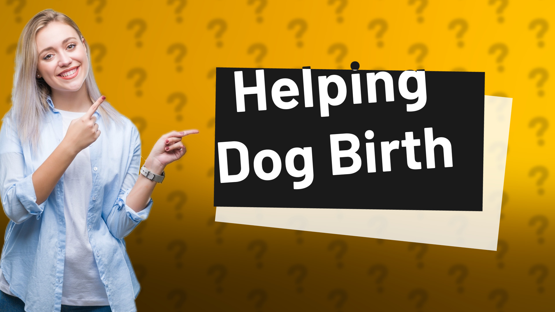 Helping Dog Birth