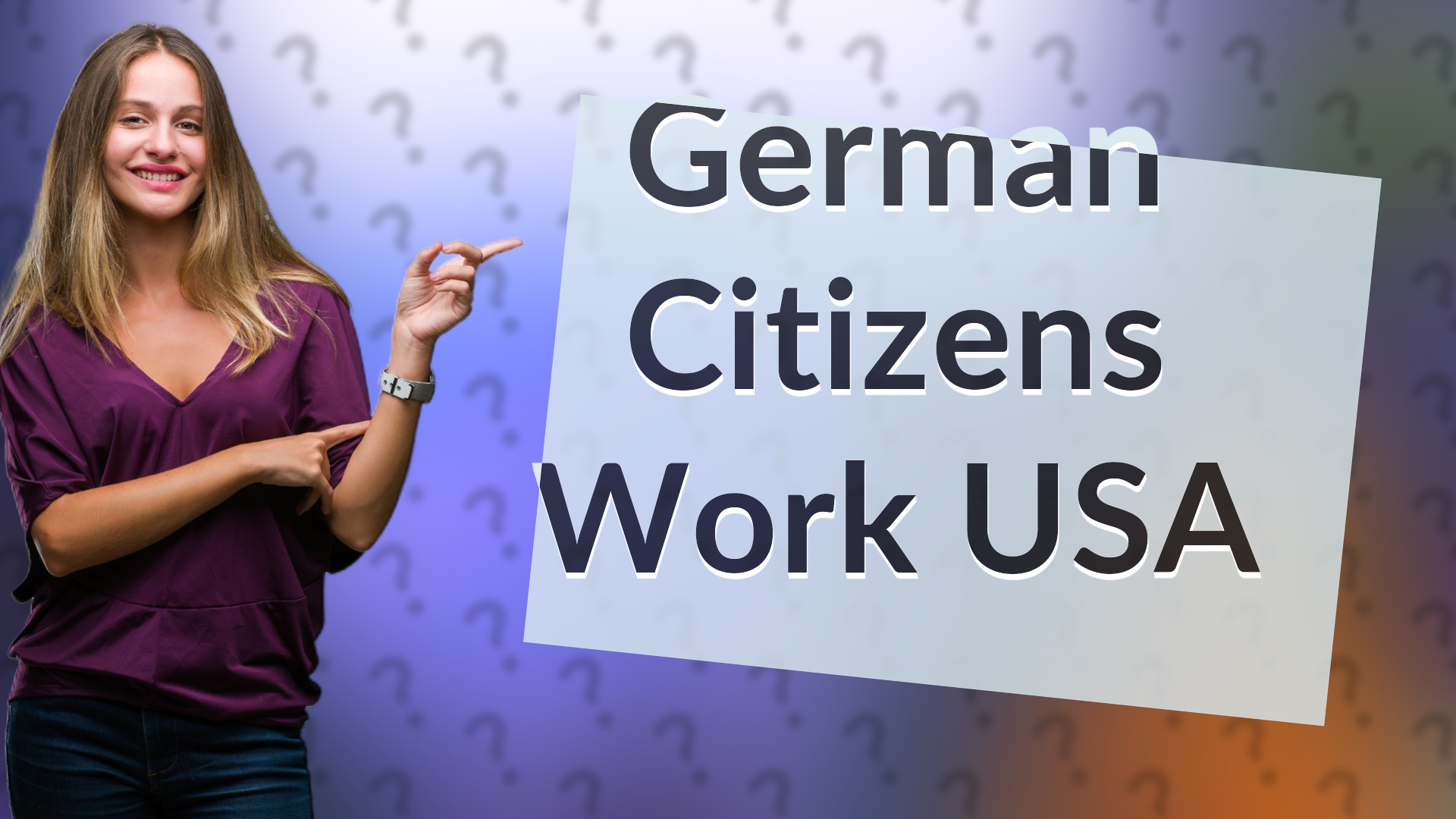 German Citizens Work USA