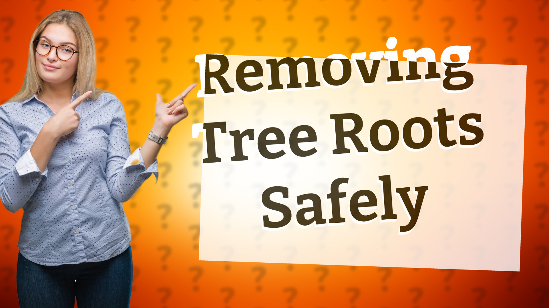 Removing Tree Roots Safely