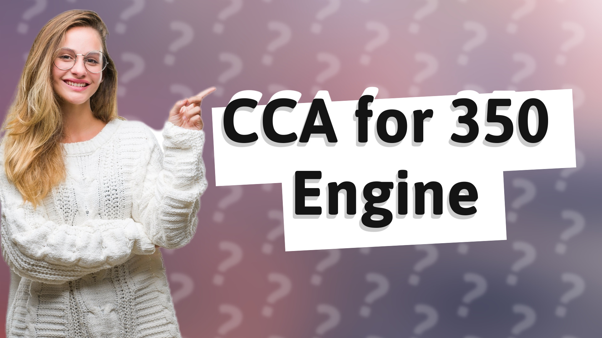 CCA for 350 Engine