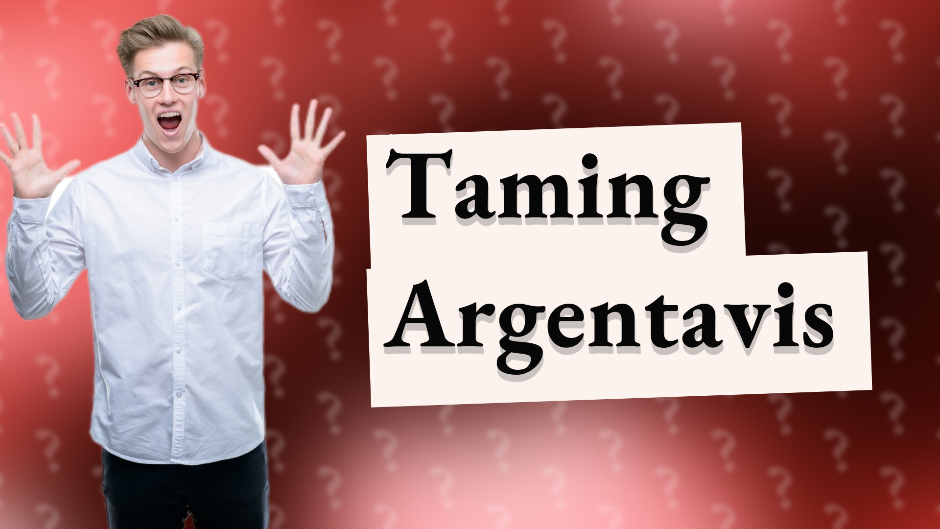Taming Argentavis