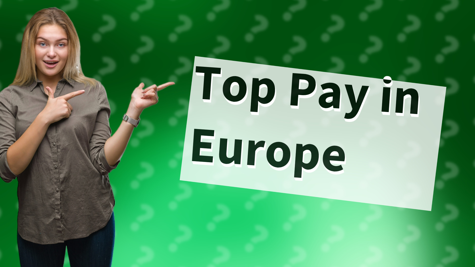 Top Pay in Europe