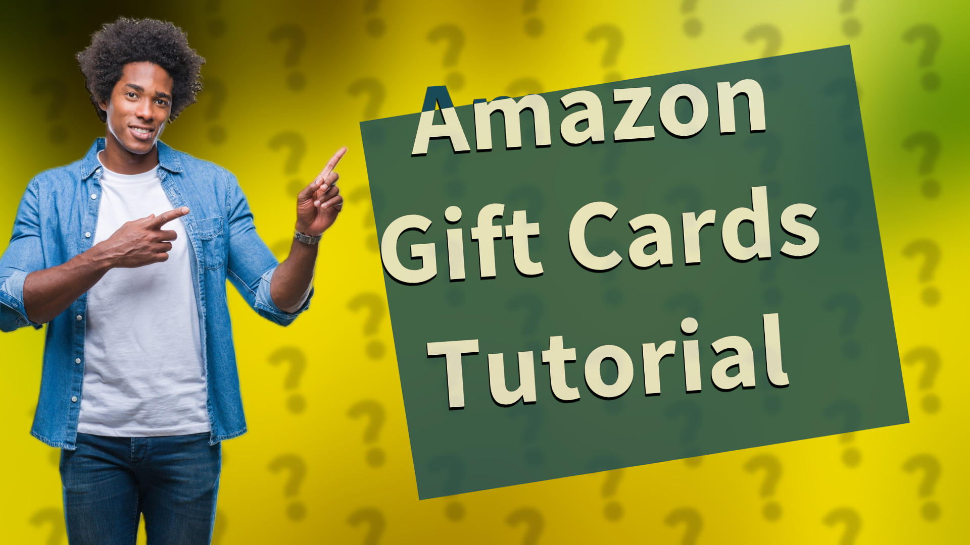 Amazon Gift Cards Tutorial