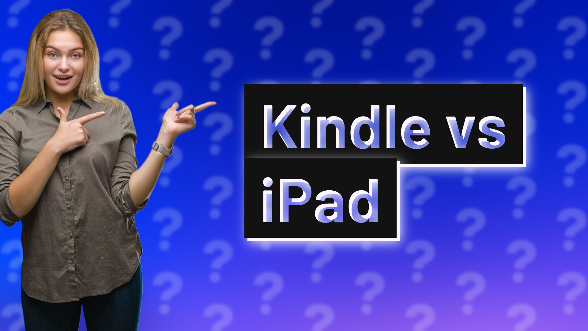 Kindle vs iPad