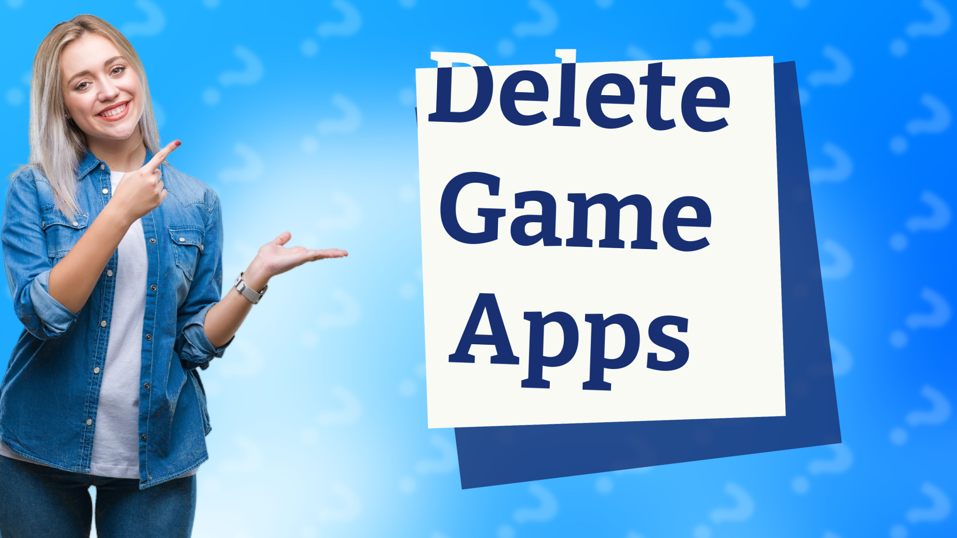 Delete Game Apps