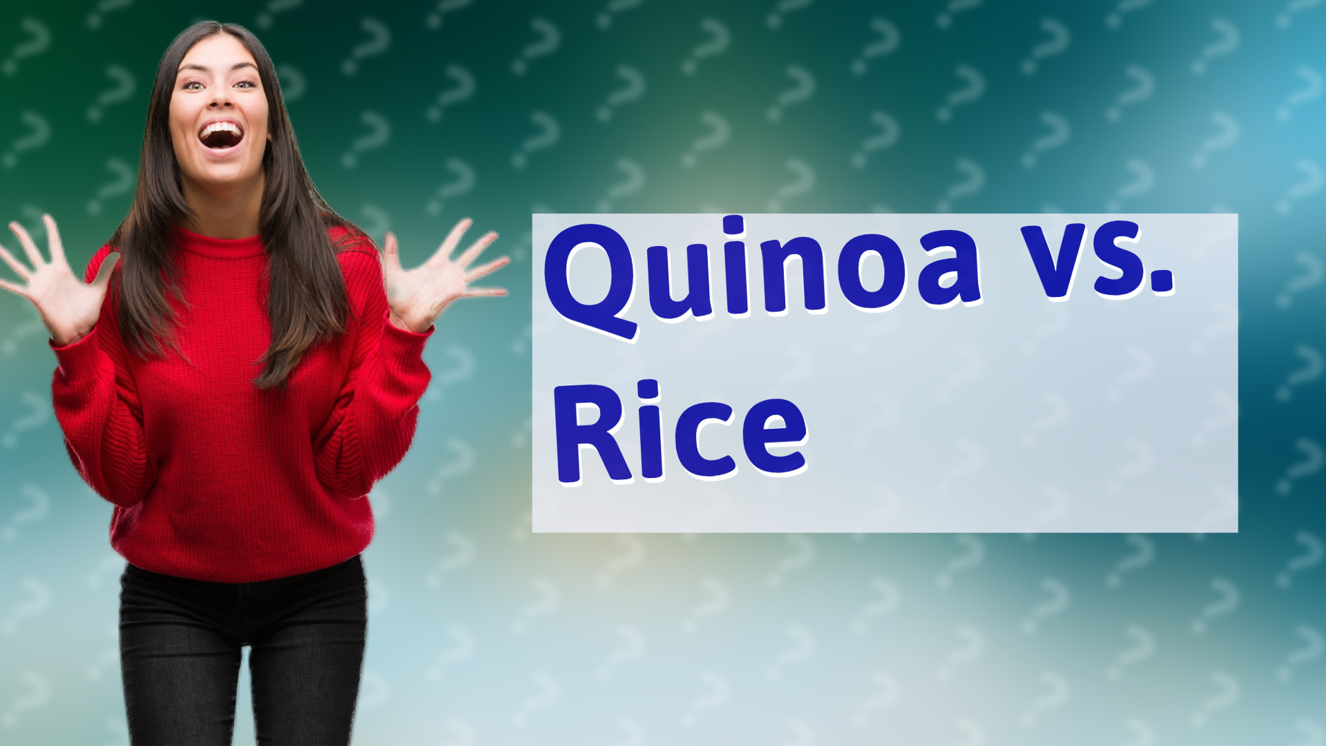 Quinoa vs. Rice
